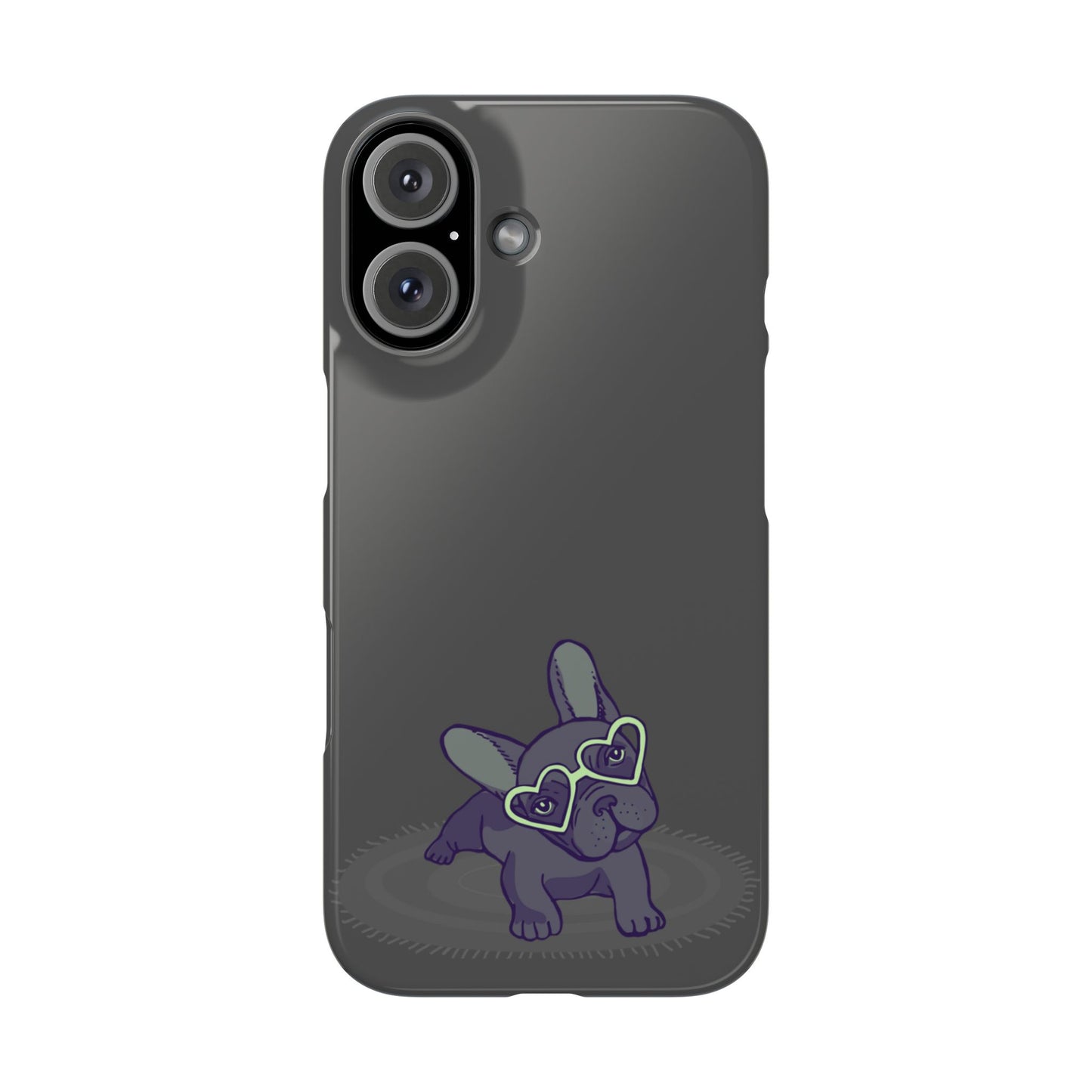 Bulldog Puppy Slim iPhone Cases - MahaCase