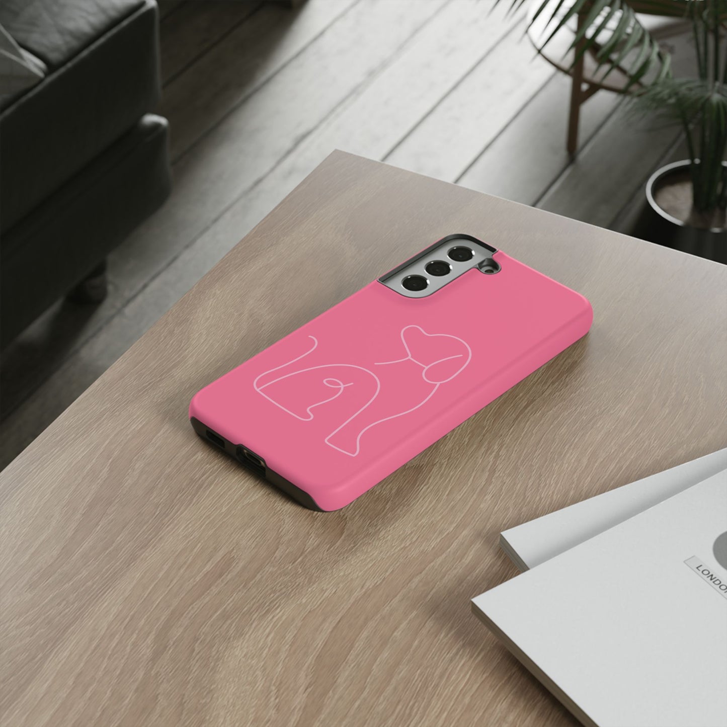 Pink Pup #10-Tough Cases iPhone Samsung Google Pixel - MahaCase