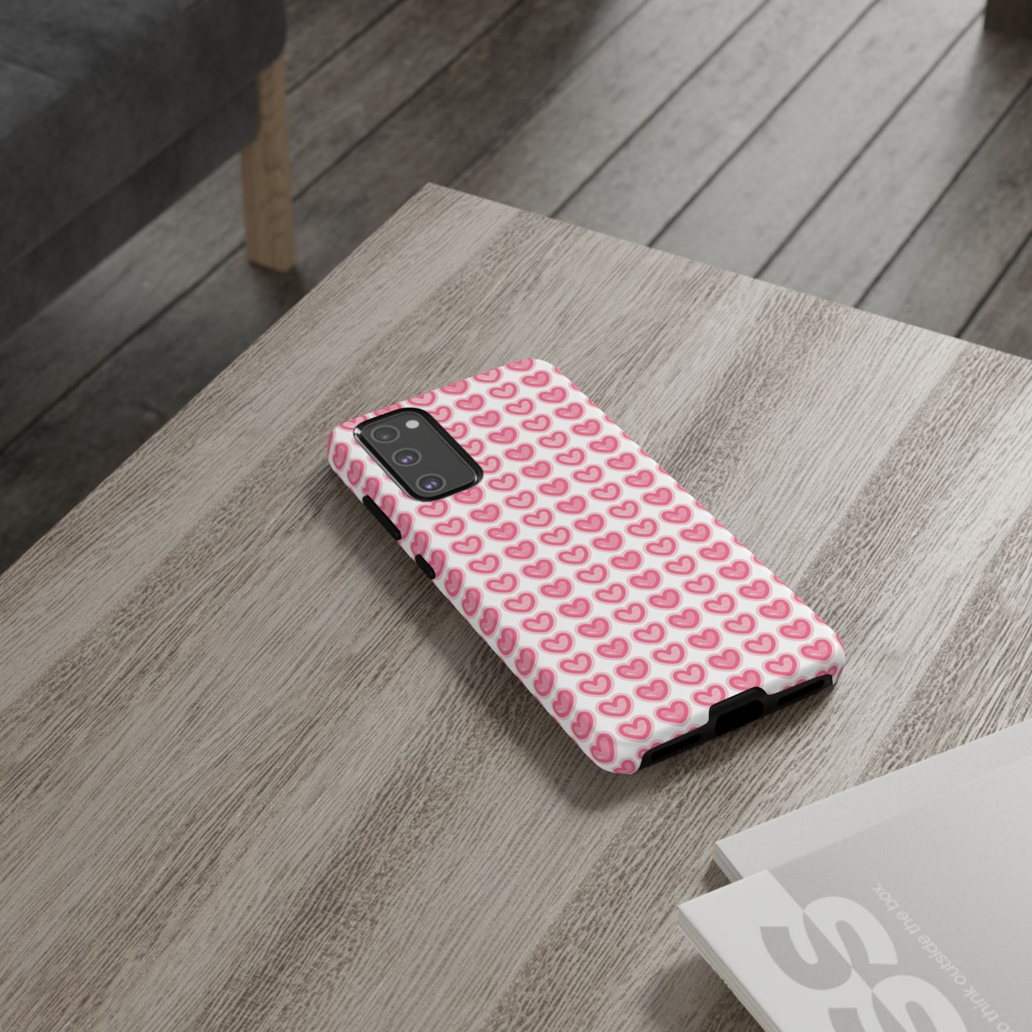 Hearts Pattern - Tough Cases iPhone Samsung Google Pixel - MahaCase