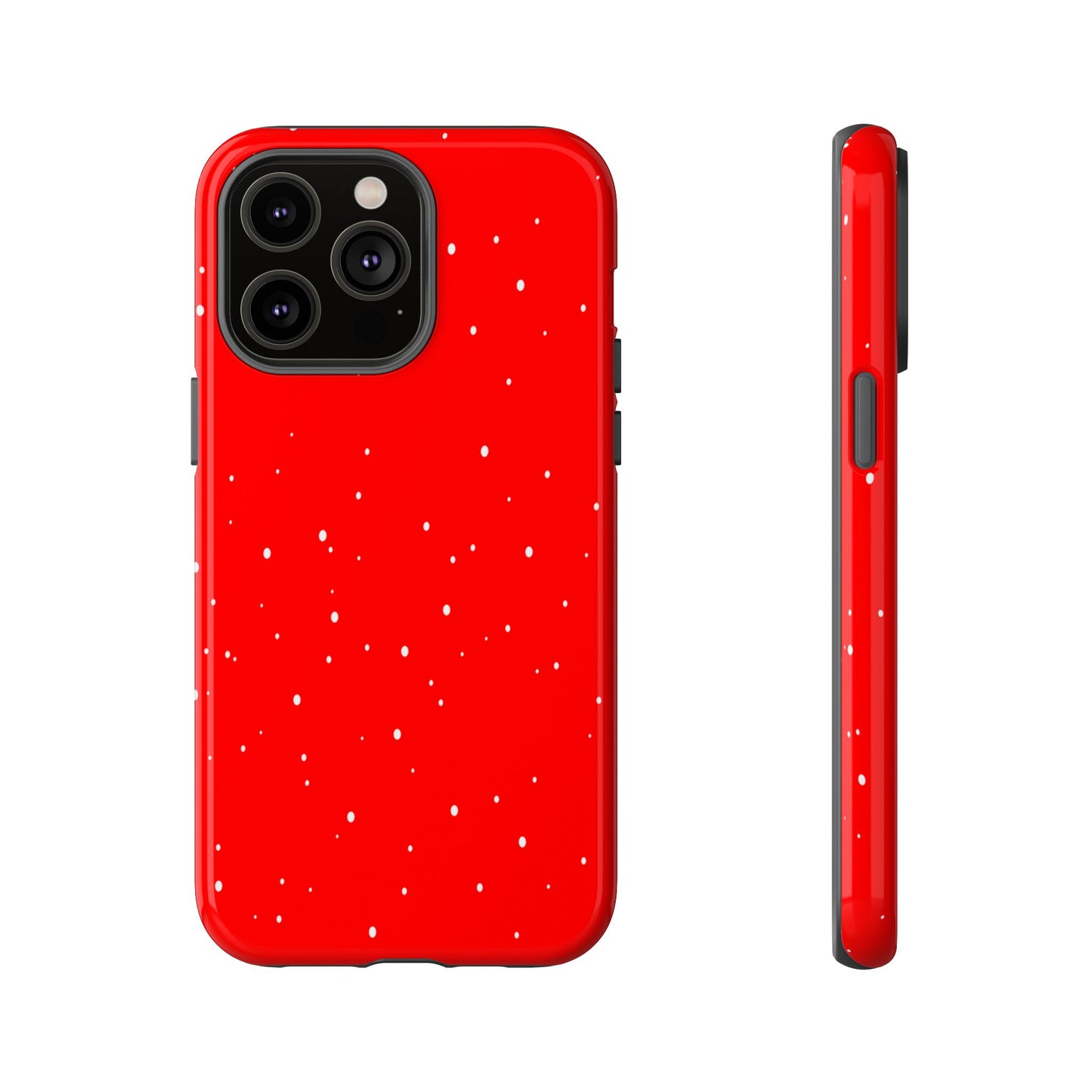 Snowy Red - Tough Cases iPhone Samsung Google Pixel - MahaCase