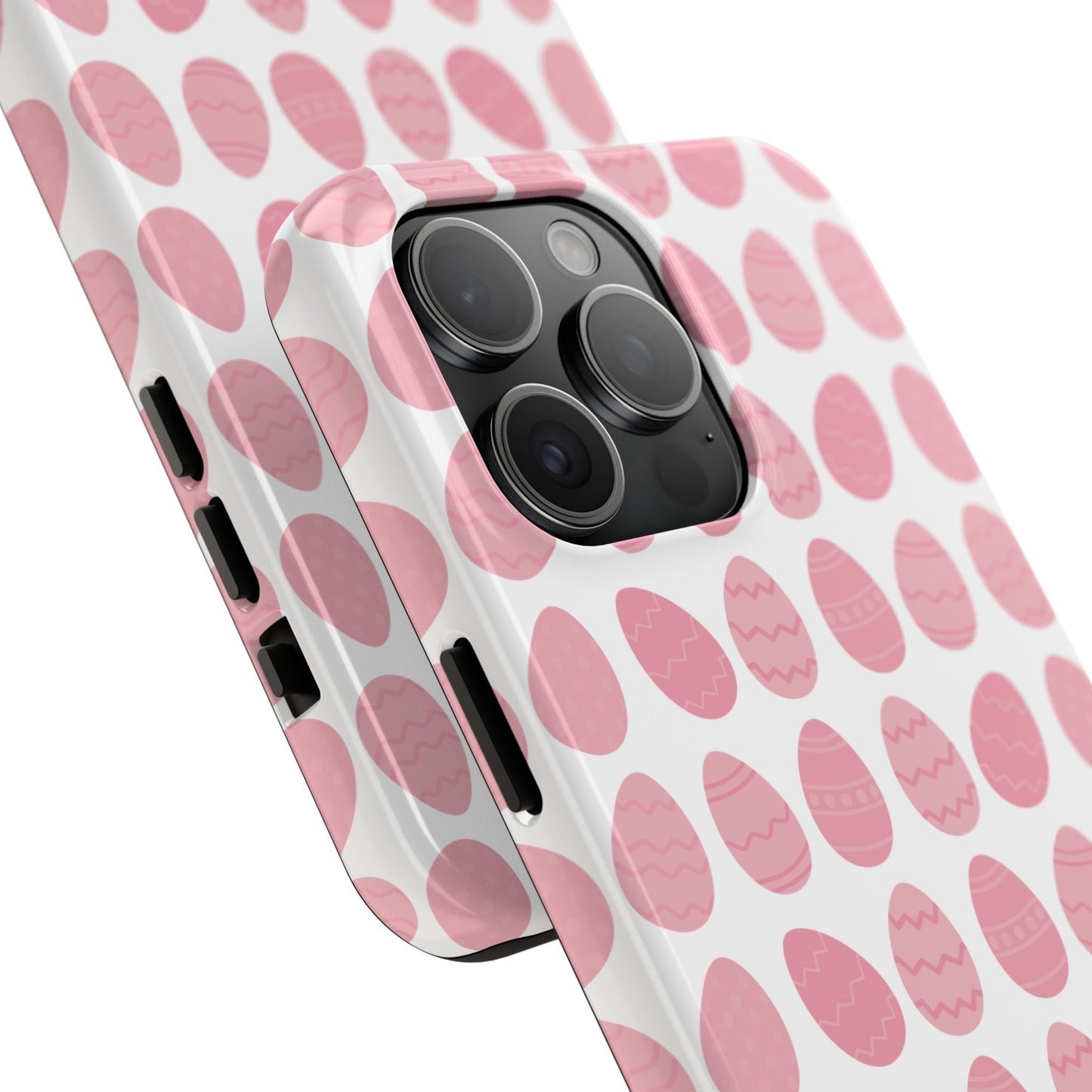 Pink Easter Egg Tough Phone Cases - Durable Protection for Spring Celebrations iPhone Samsung Galaxy - MahaCase