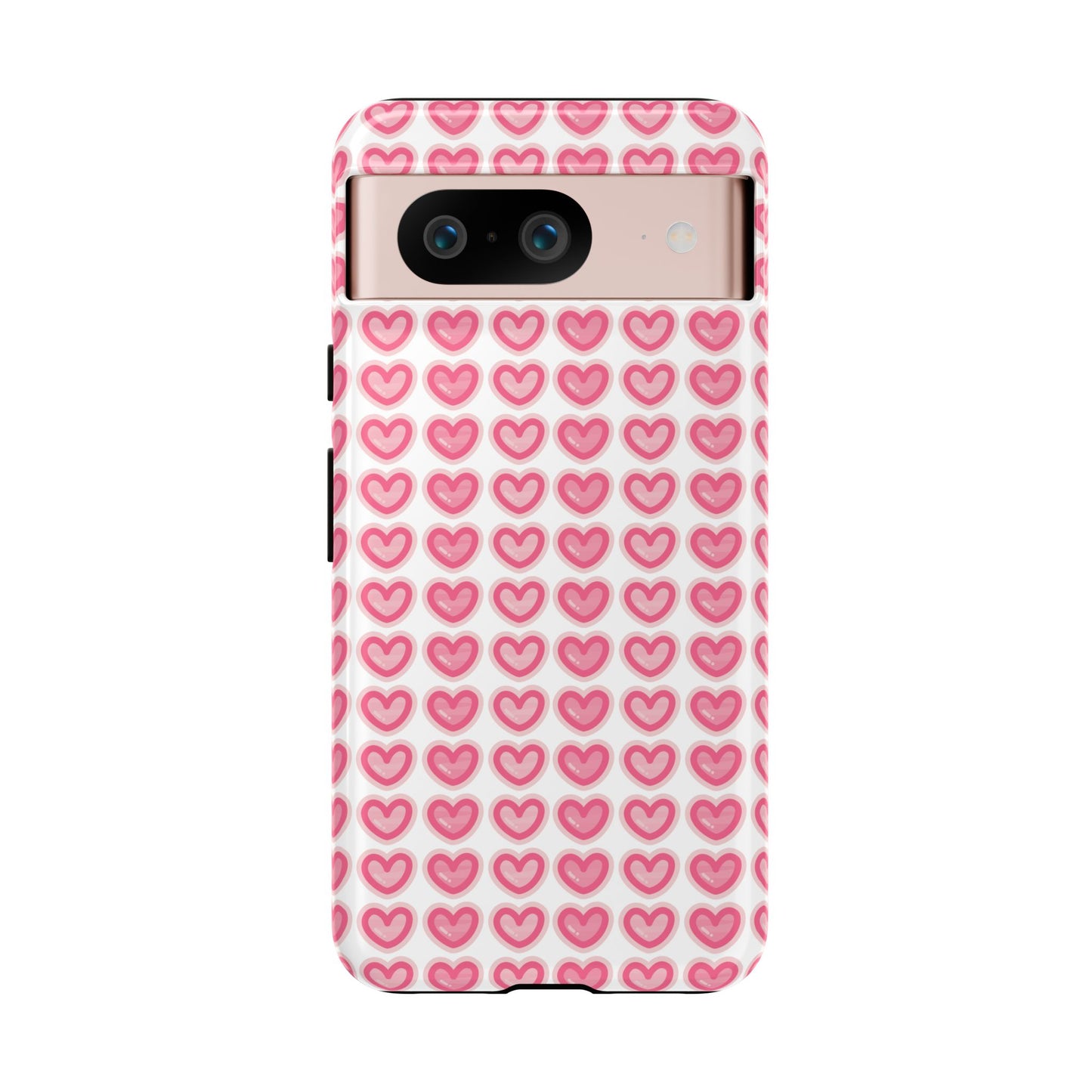 Hearts Pattern - Tough Cases iPhone Samsung Google Pixel - MahaCase