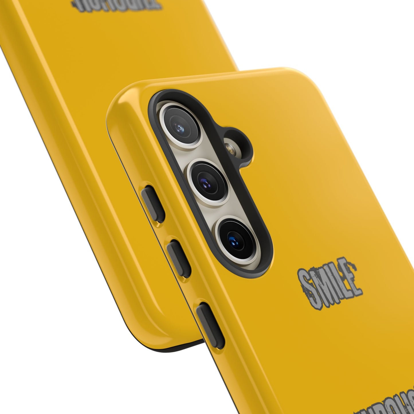 Smile Through Challenges Tough Cases iPhone Samsung Google Pixel - MahaCase