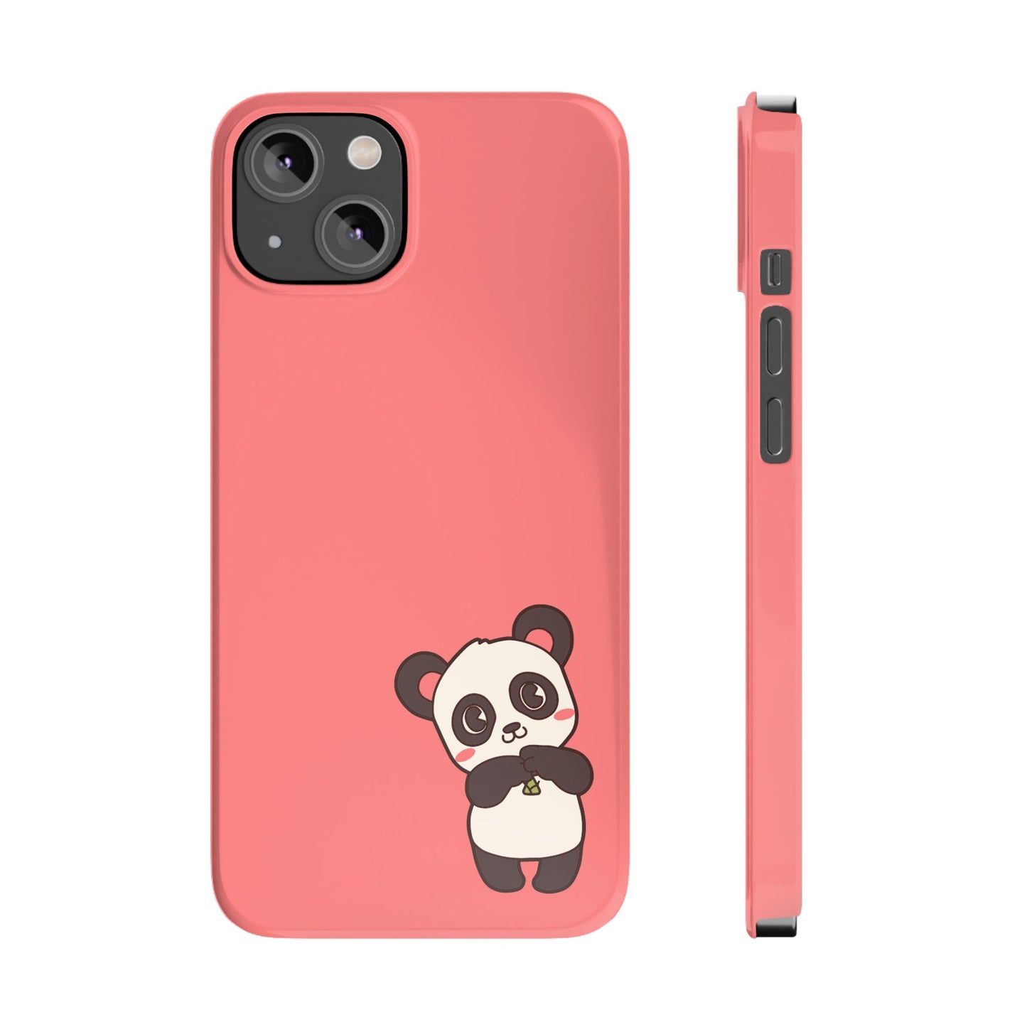 Cute Panda #36-Slim iPhone Cases - MahaCase