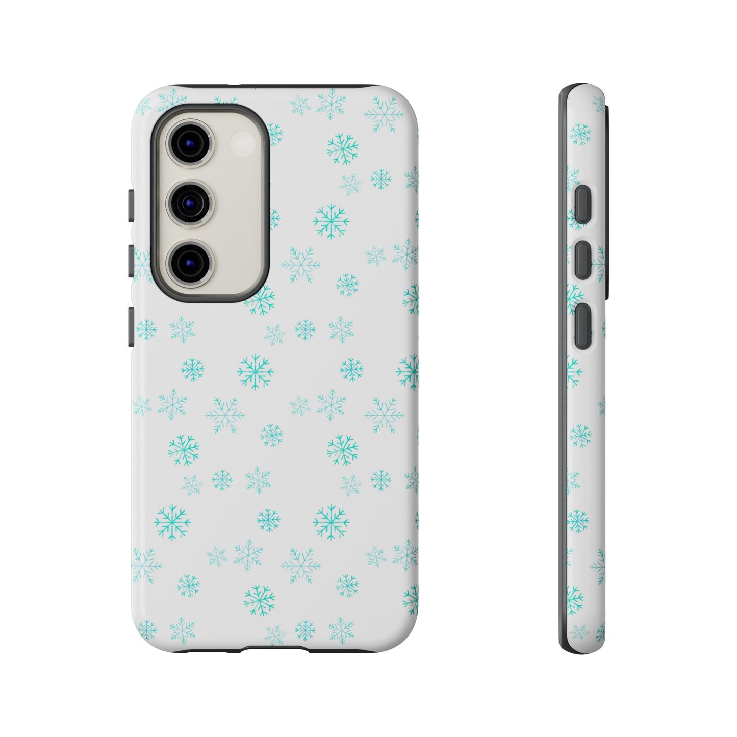 Snowy Blue #12 - Tough Cases iPhone Samsung Google Pixel - MahaCase