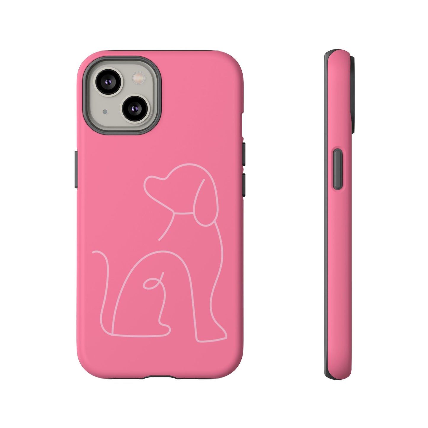 Pink Pup #10-Tough Cases iPhone Samsung Google Pixel - MahaCase