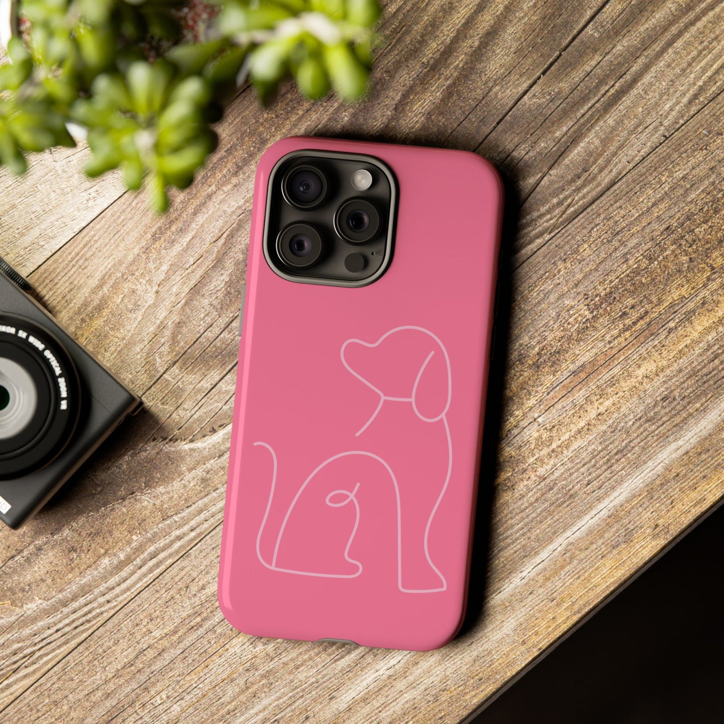 Pink Pup #10-Tough Cases iPhone Samsung Google Pixel - MahaCase
