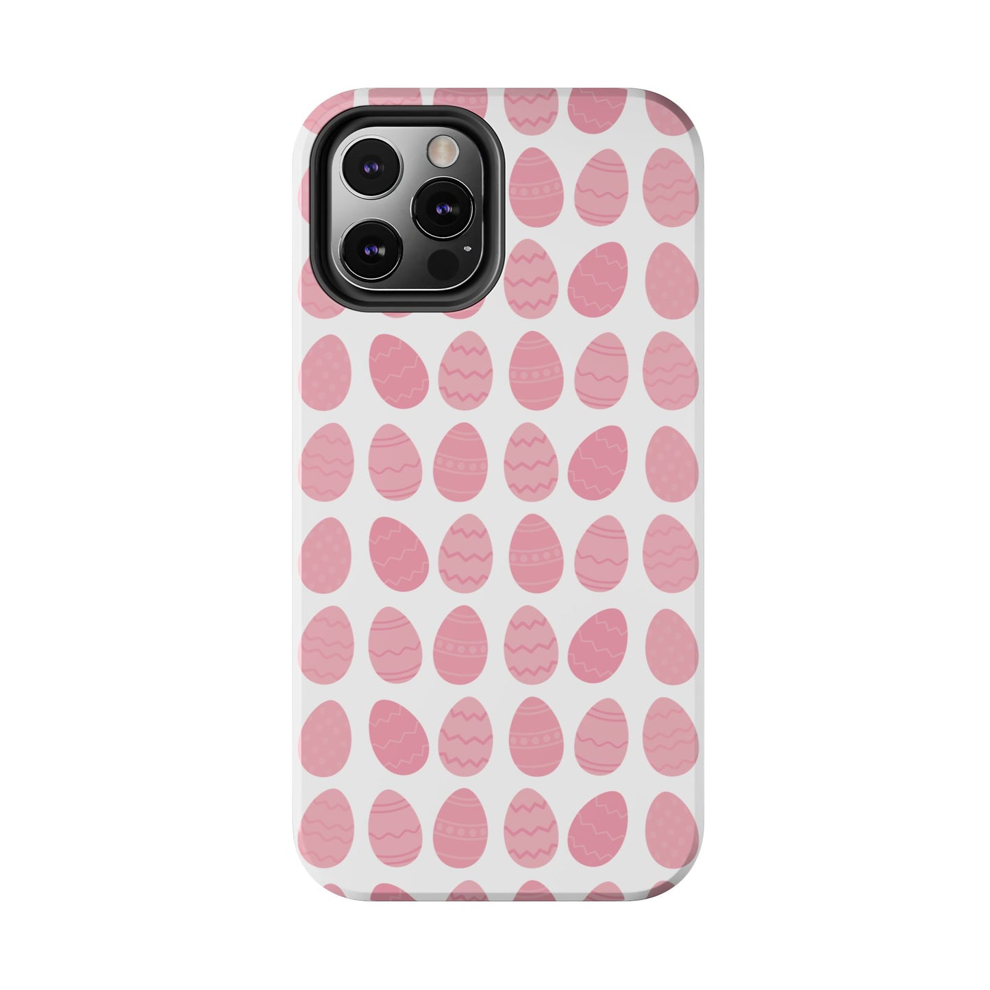 Pink Easter Egg Tough Phone Cases - Durable Protection for Spring Celebrations iPhone Samsung Galaxy - MahaCase