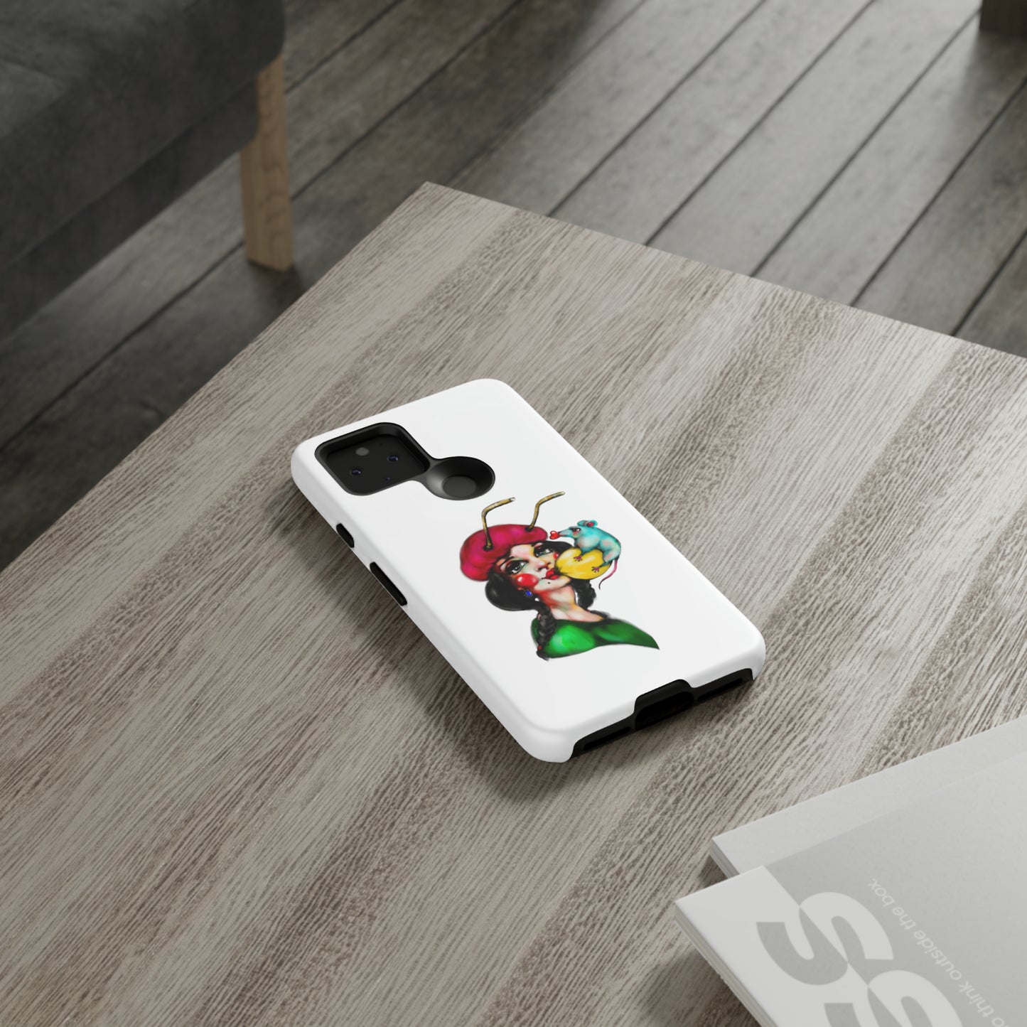 Design #211 White BKG-Tough Cases - MahaCase