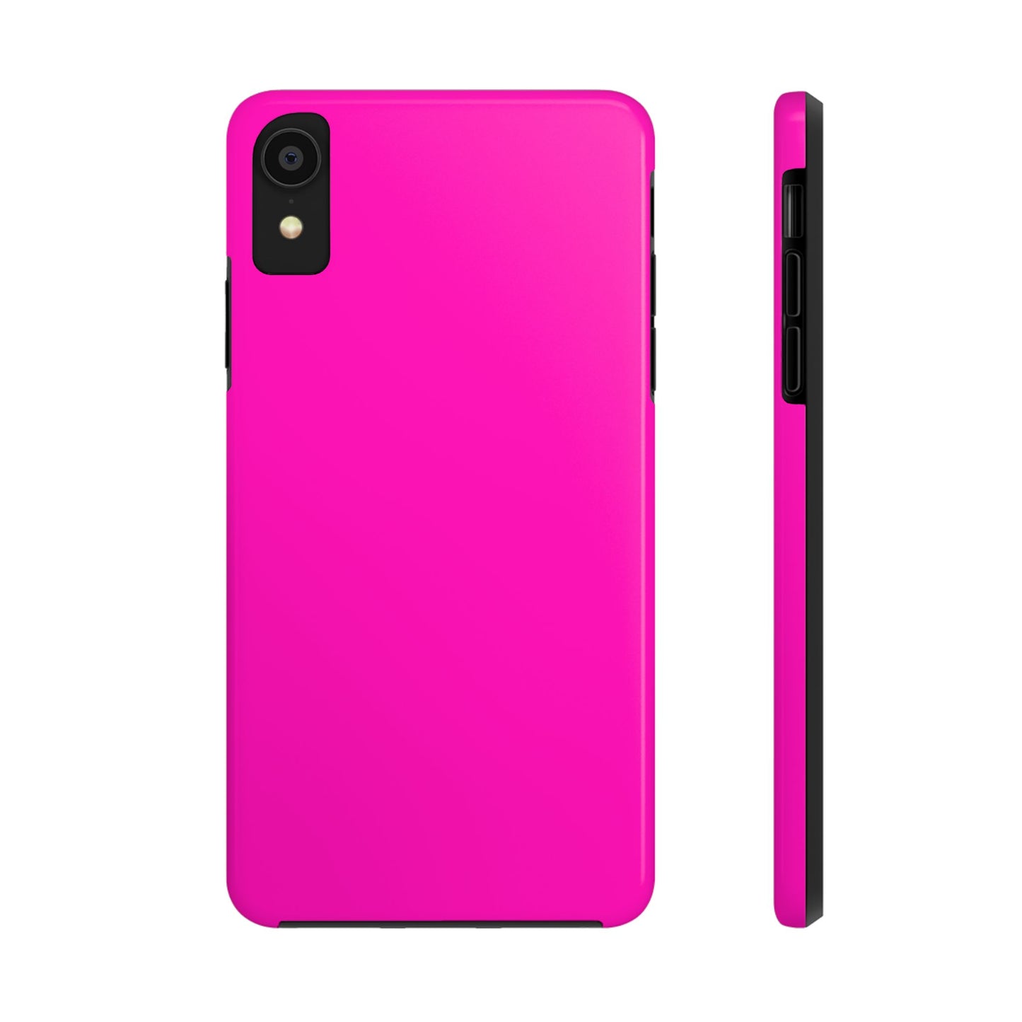 Simple Hot Pink-Tough Phone Cases - MahaCase
