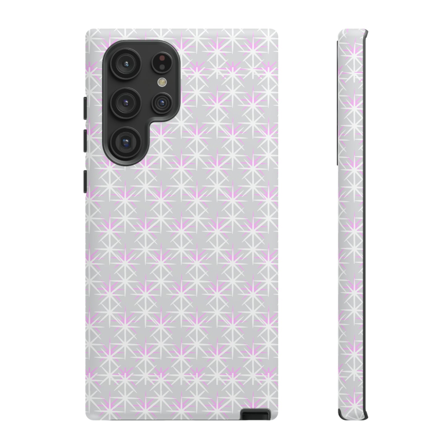 Grey Skies, Pink Stars-Tough Cases - MahaCase