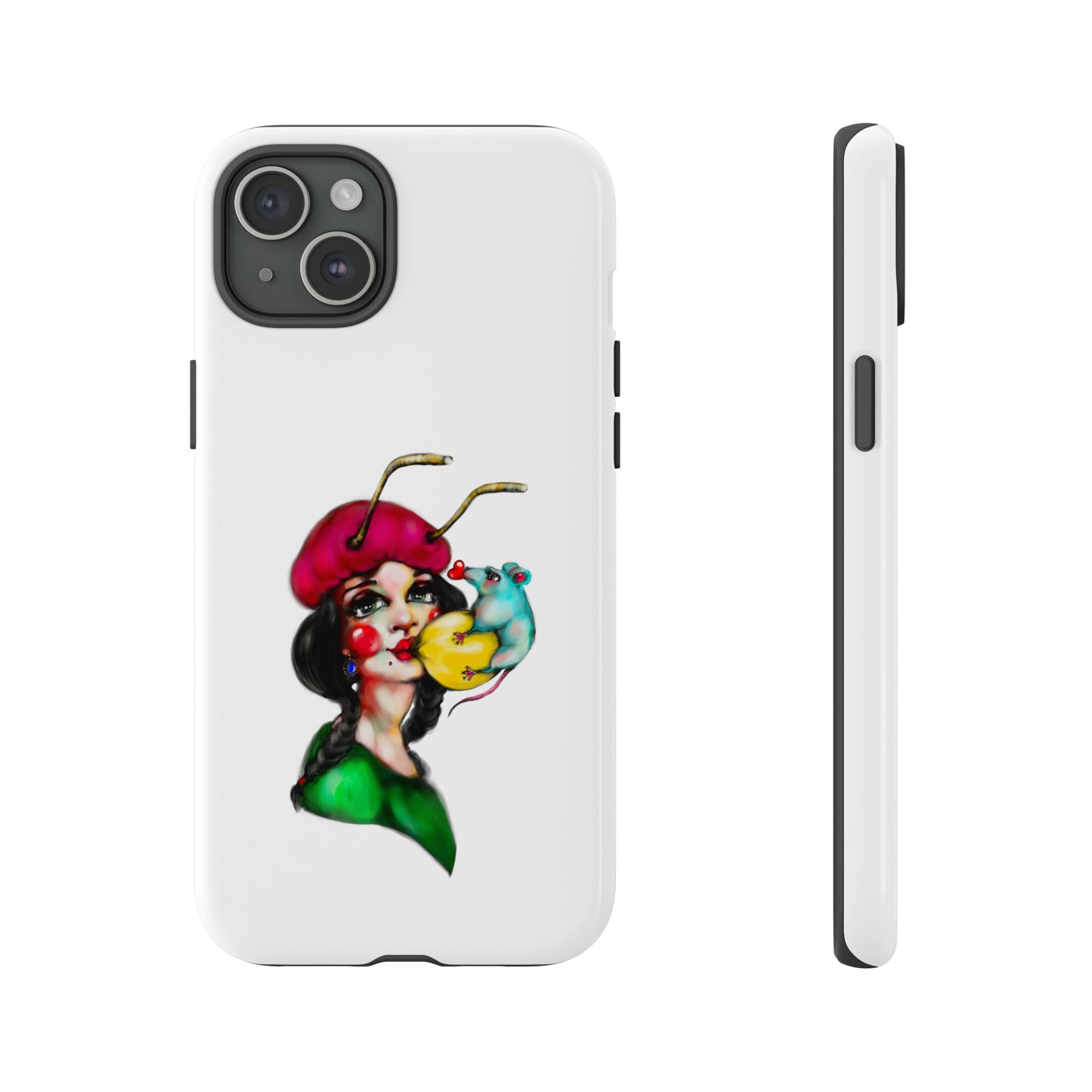 Design #211 White BKG-Tough Cases - MahaCase