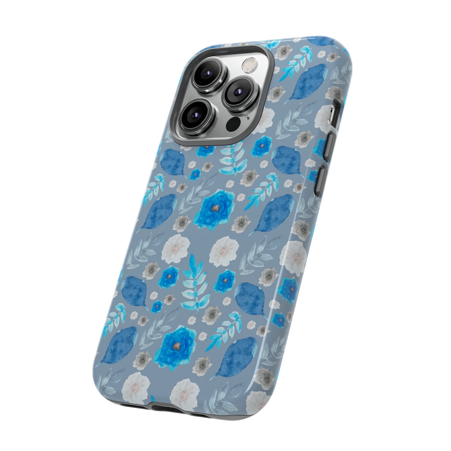 Blue Blooms-Tough Cases - MahaCase