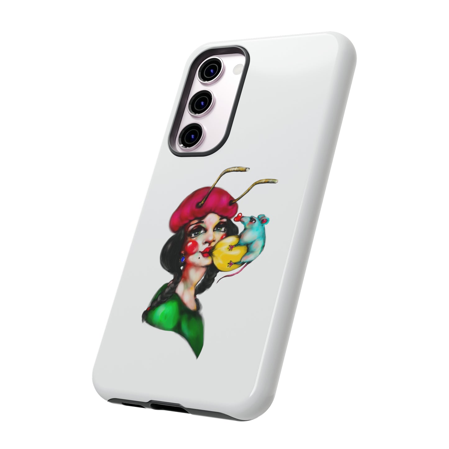 Design #211 White BKG-Tough Cases - MahaCase