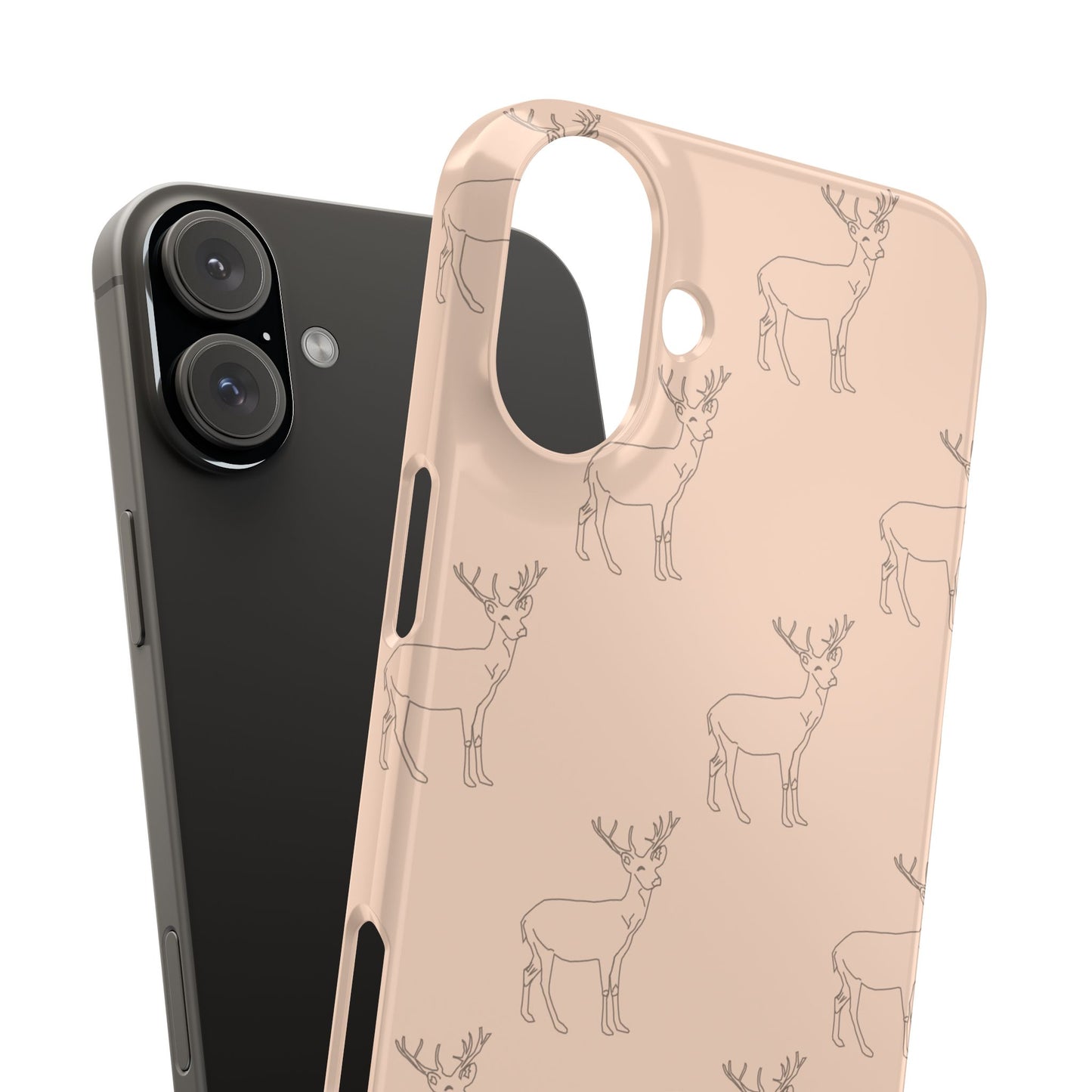 Deer Pattern #03-Slim iPhone Cases - MahaCase