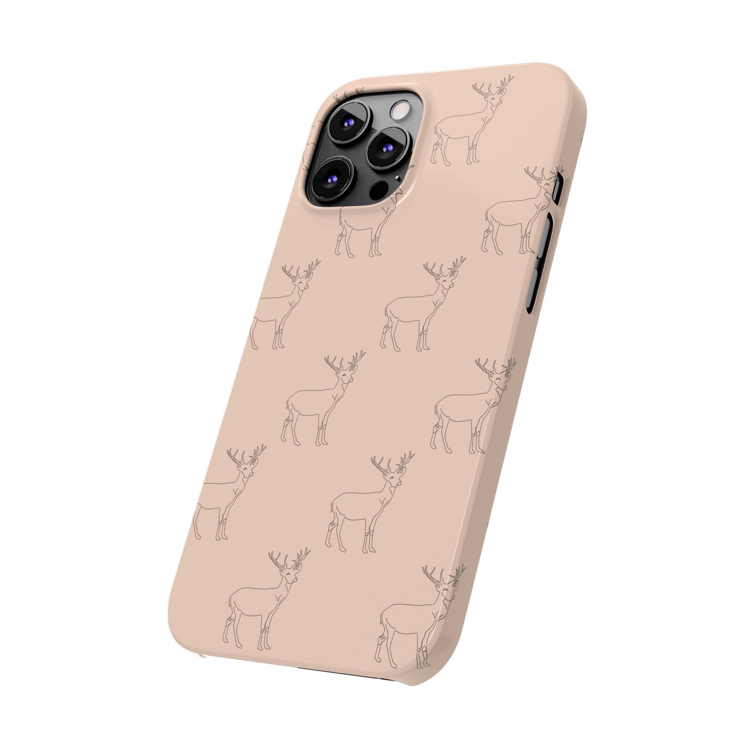 Deer Pattern #03-Slim iPhone Cases - MahaCase