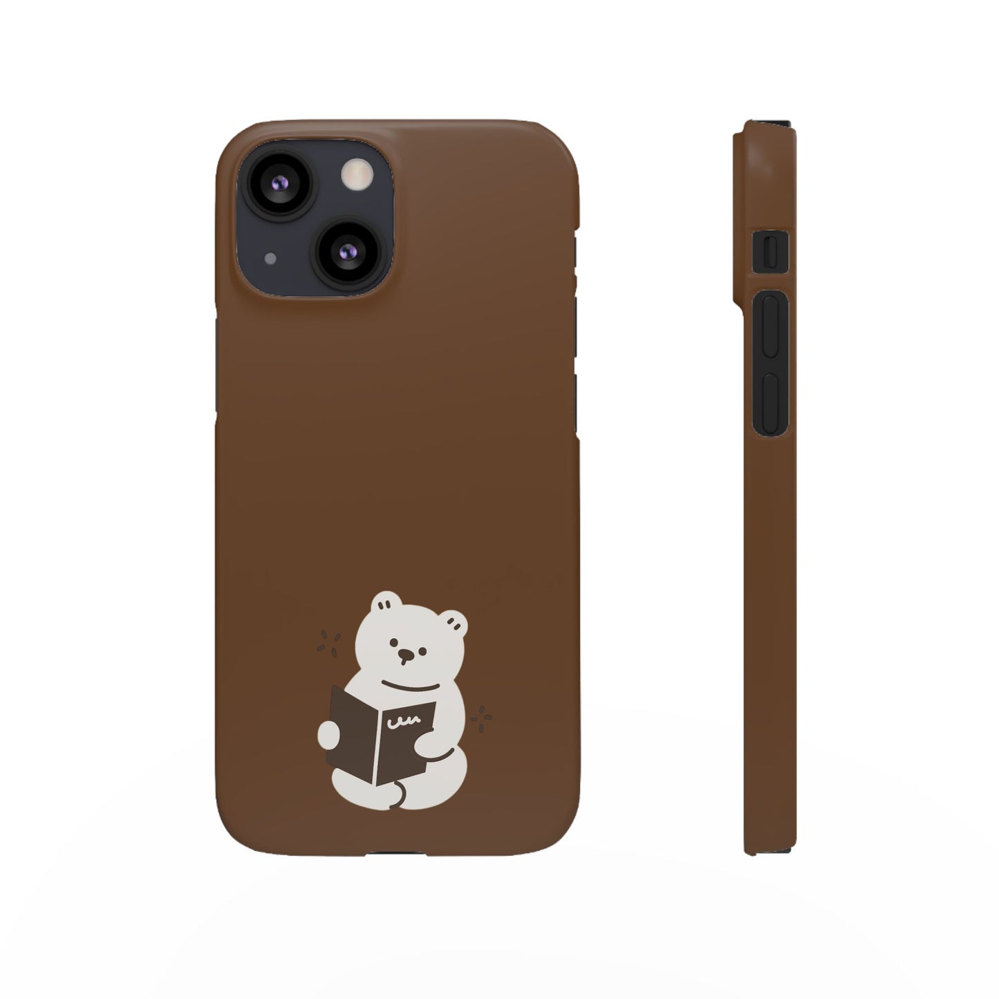 Reading Bear #02-Snap Cases - MahaCase