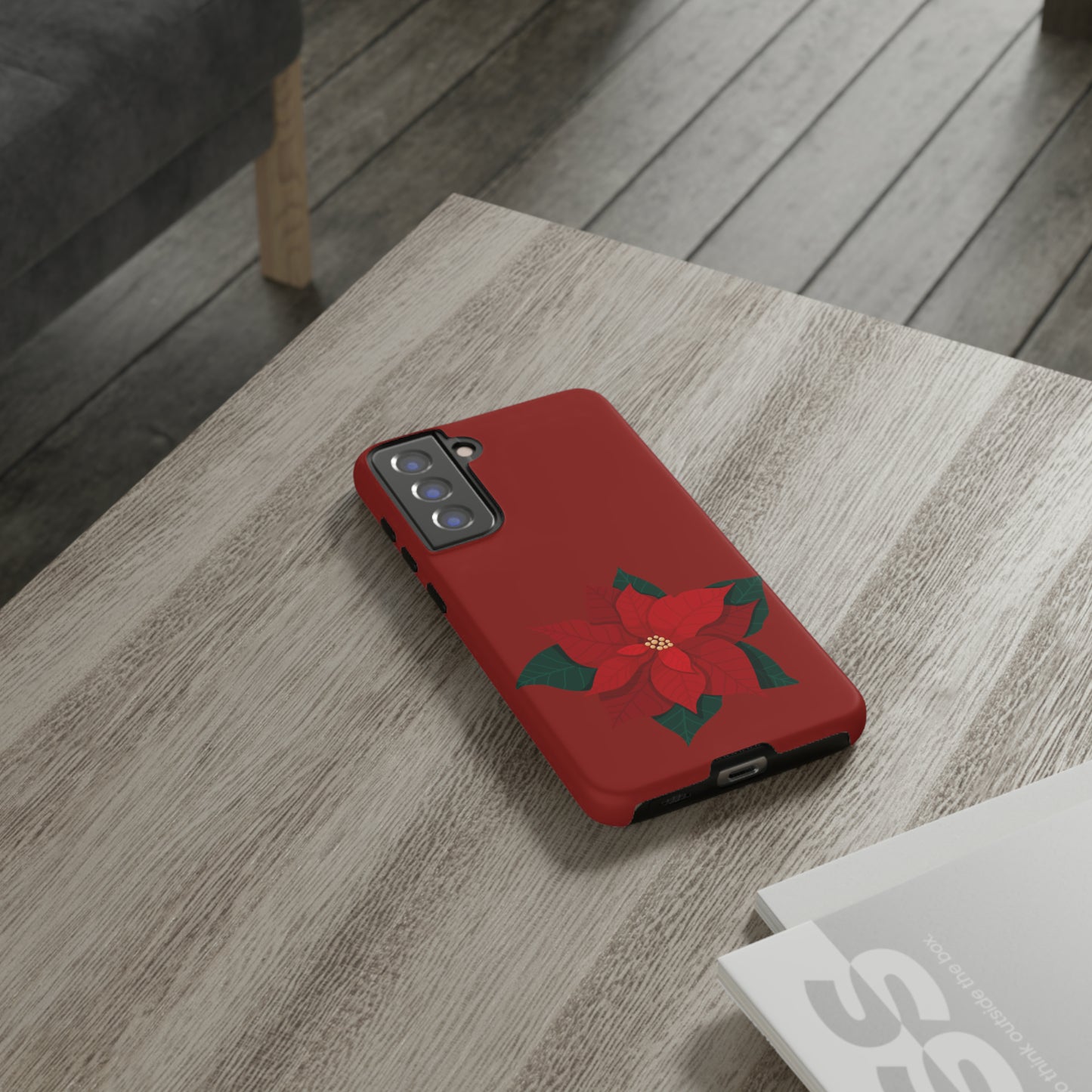 Poinsettia Charm #12-Tough Cases - MahaCase