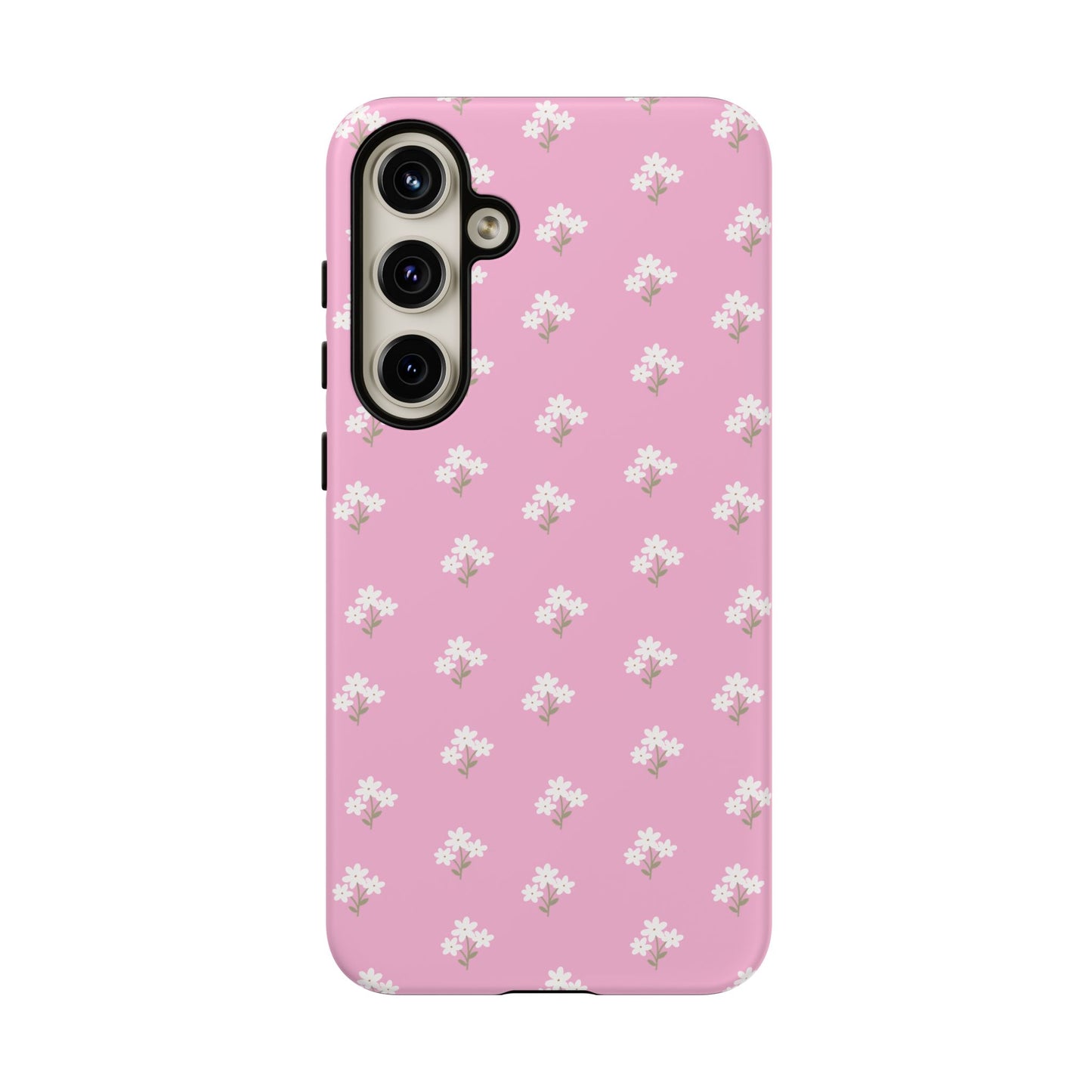 Floral Tough Phone Case - Pink Blossom Design - iPhone Samsung Galaxy Google Pixel - MahaCase