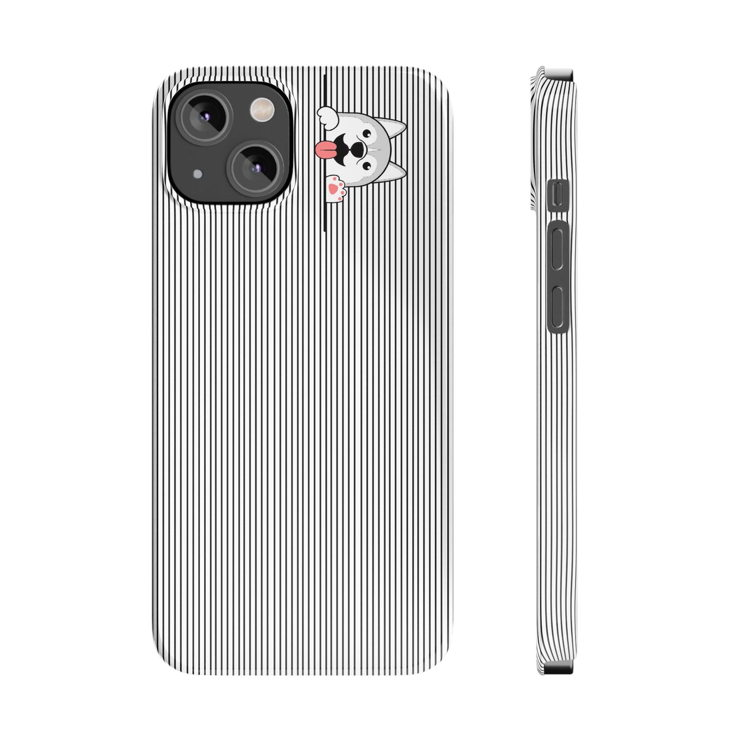 Cute Husky-Slim iPhone Cases - MahaCase