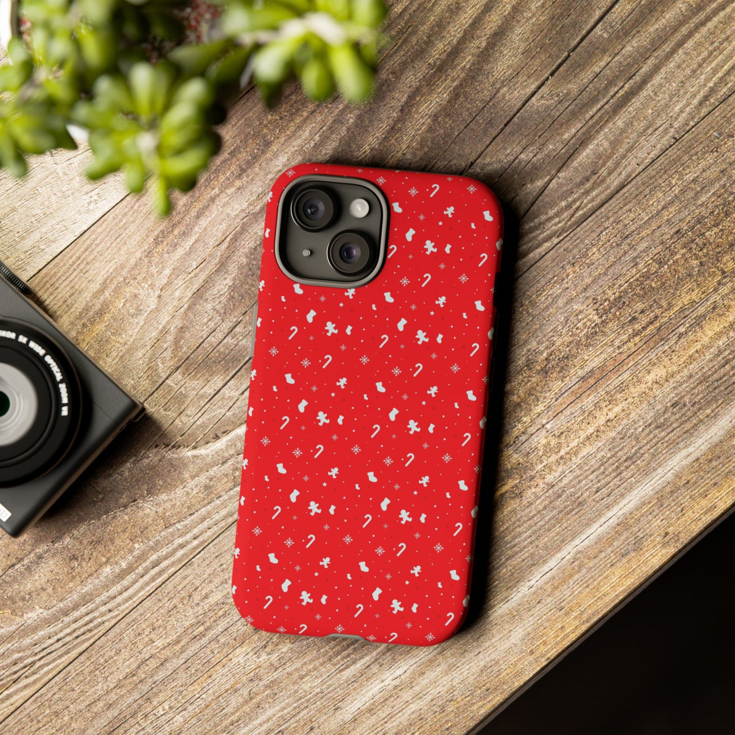 Candy Cane Blizzard #22 - Tough Cases iPhone Samsung Google Pixel - MahaCase