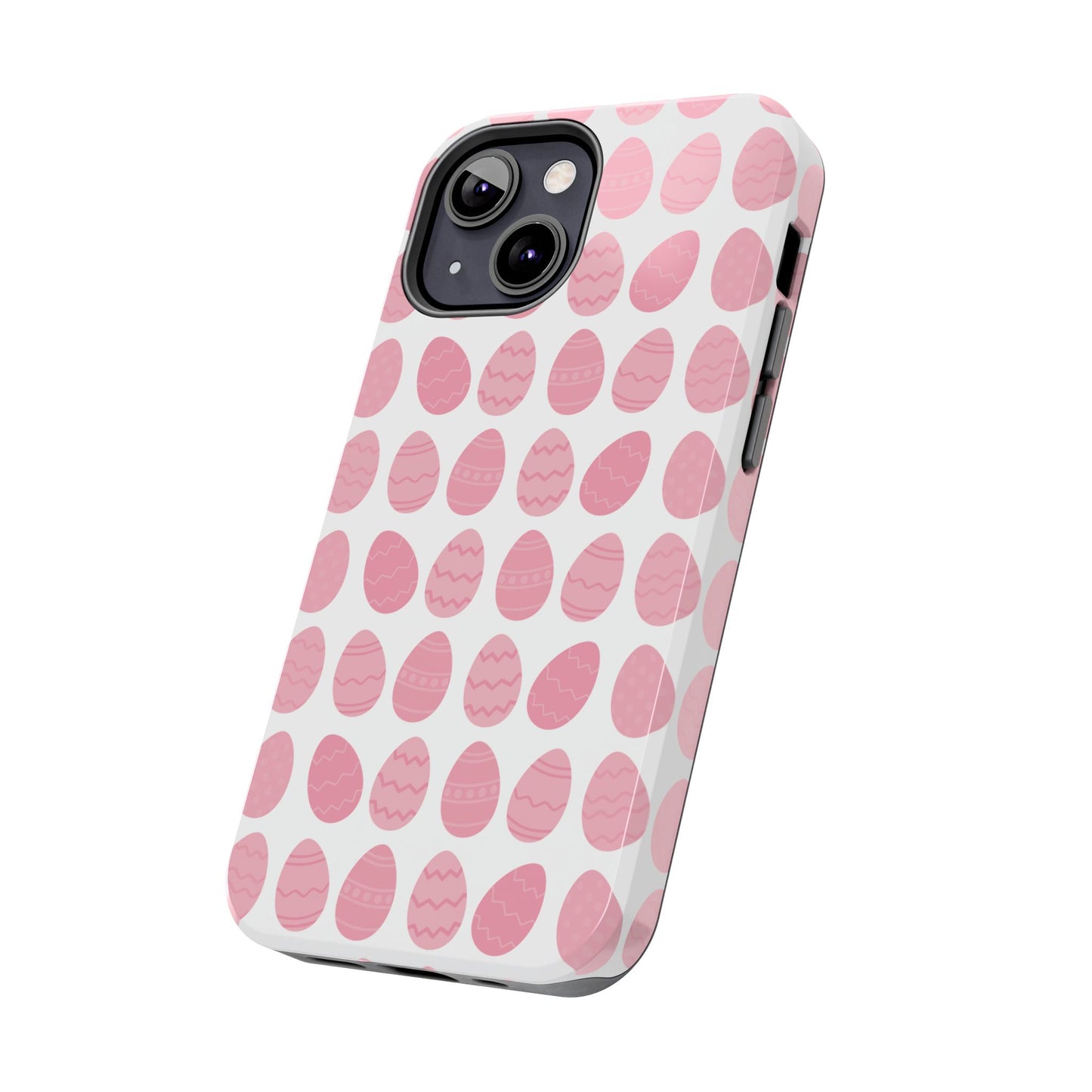 Pink Easter Egg Tough Phone Cases - Durable Protection for Spring Celebrations iPhone Samsung Galaxy - MahaCase