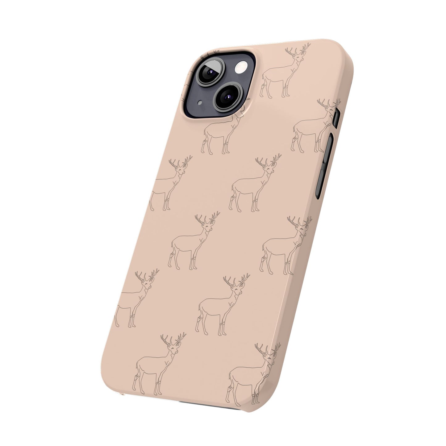 Deer Pattern #03-Slim iPhone Cases - MahaCase