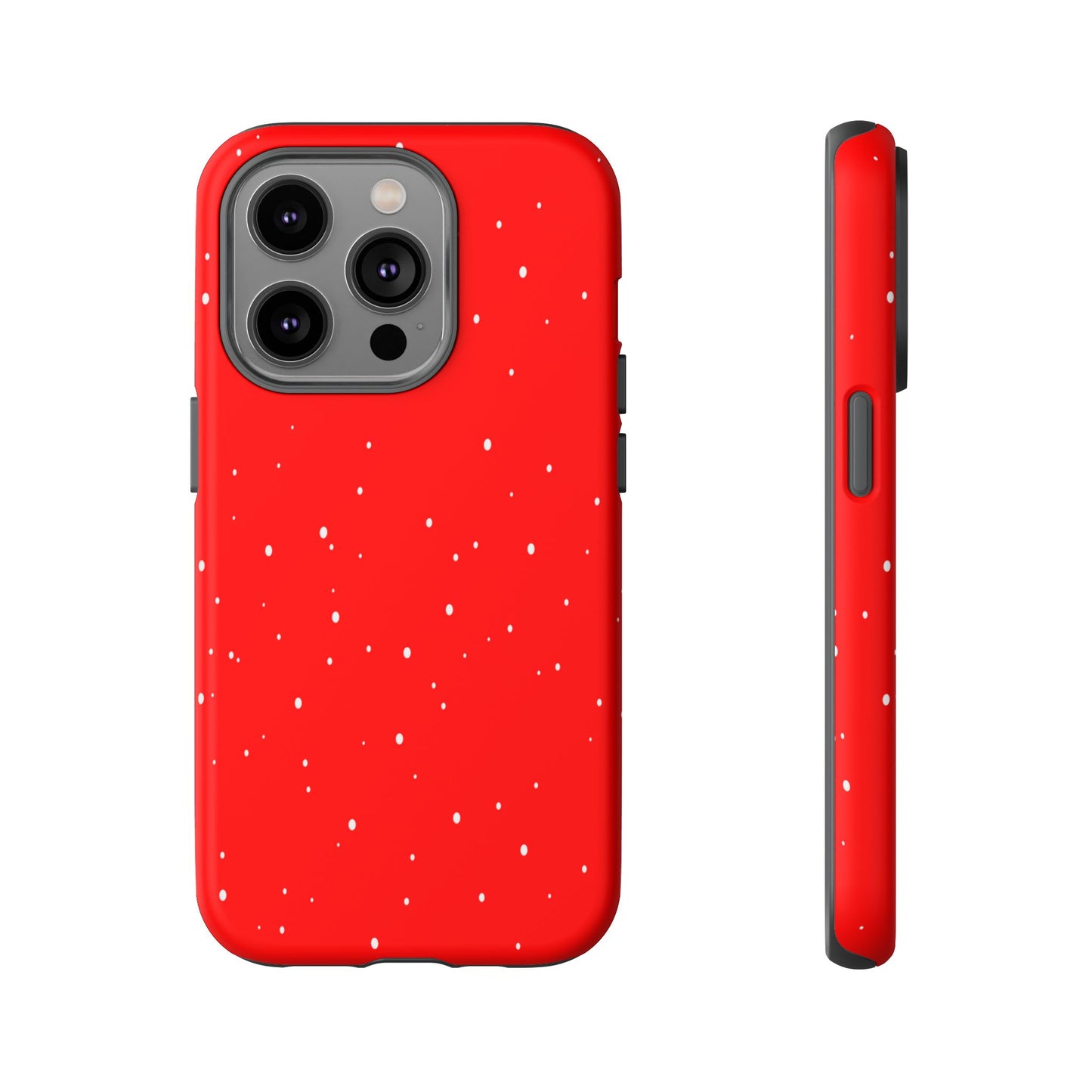 Snowy Red - Tough Cases iPhone Samsung Google Pixel - MahaCase