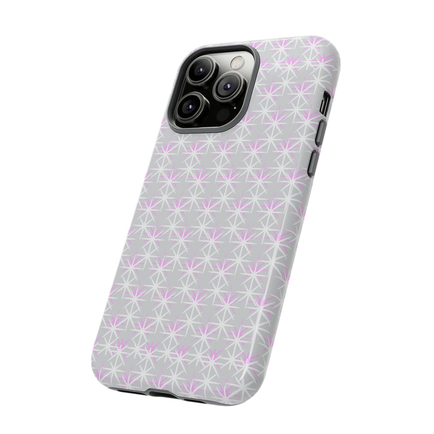 Grey Skies, Pink Stars-Tough Cases - MahaCase