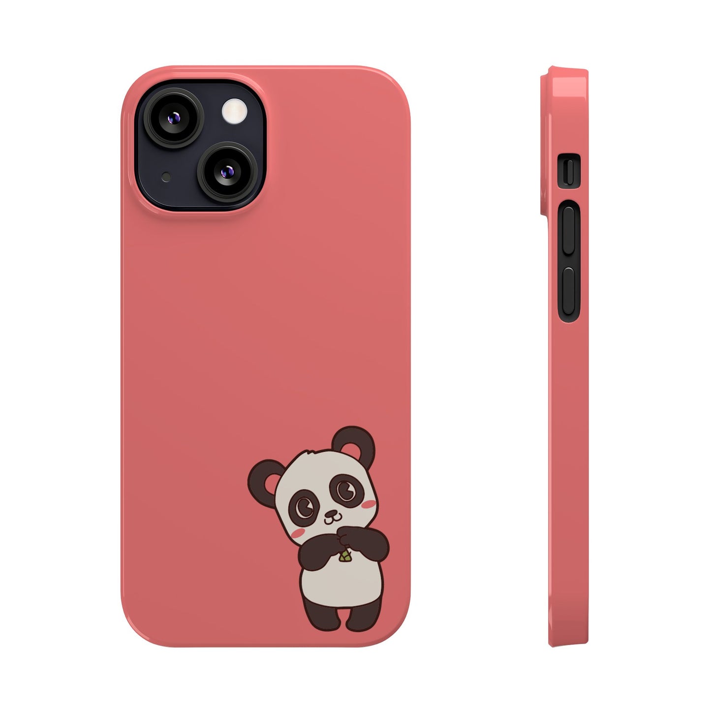 Cute Panda #36-Slim iPhone Cases - MahaCase