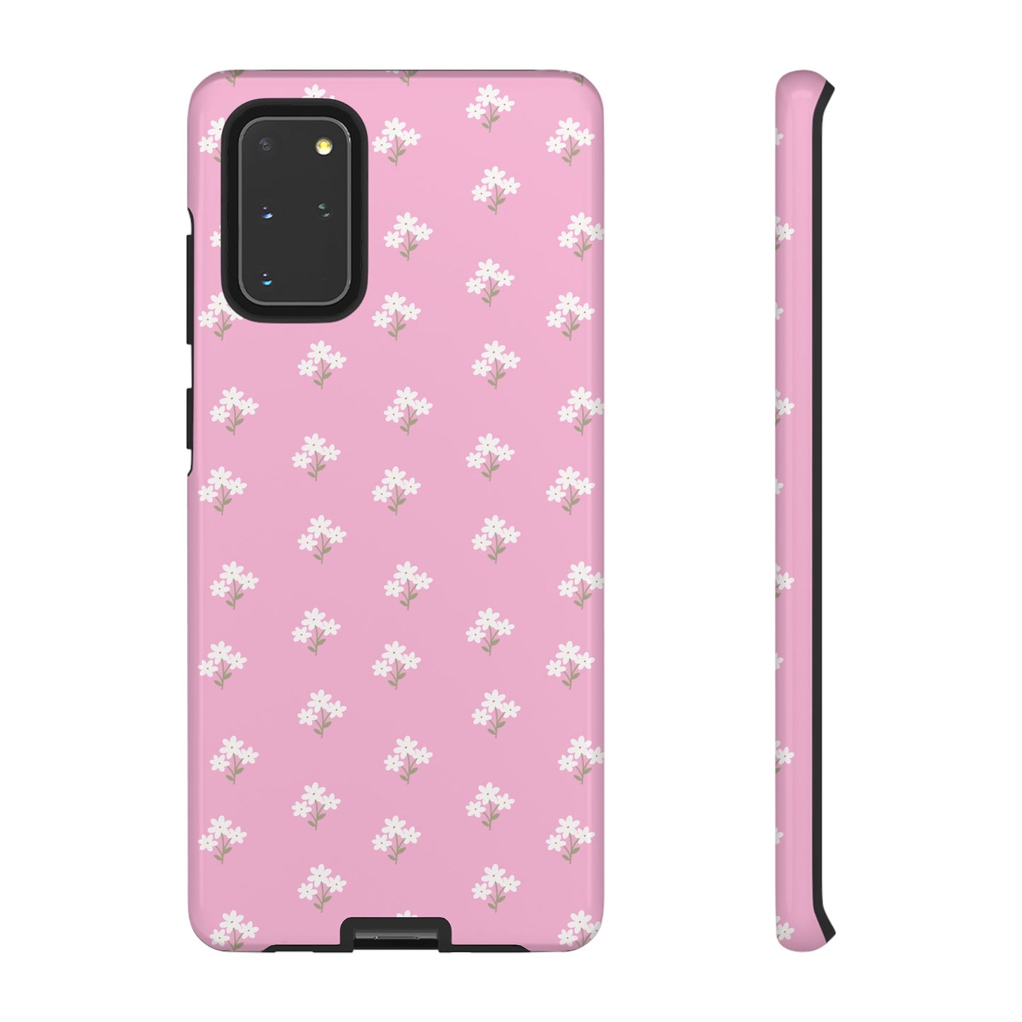 Floral Tough Phone Case - Pink Blossom Design - iPhone Samsung Galaxy Google Pixel - MahaCase