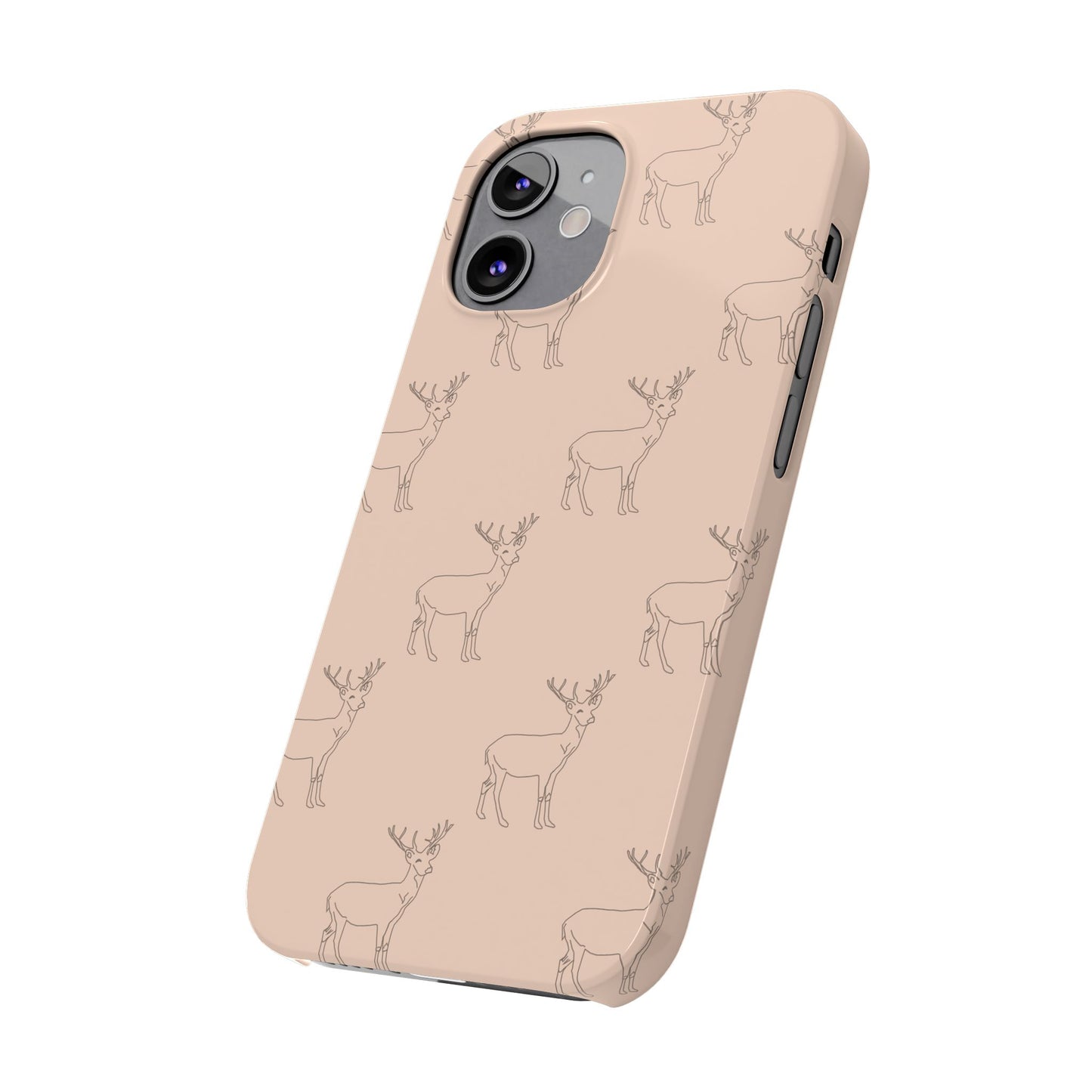 Deer Pattern #03-Slim iPhone Cases - MahaCase