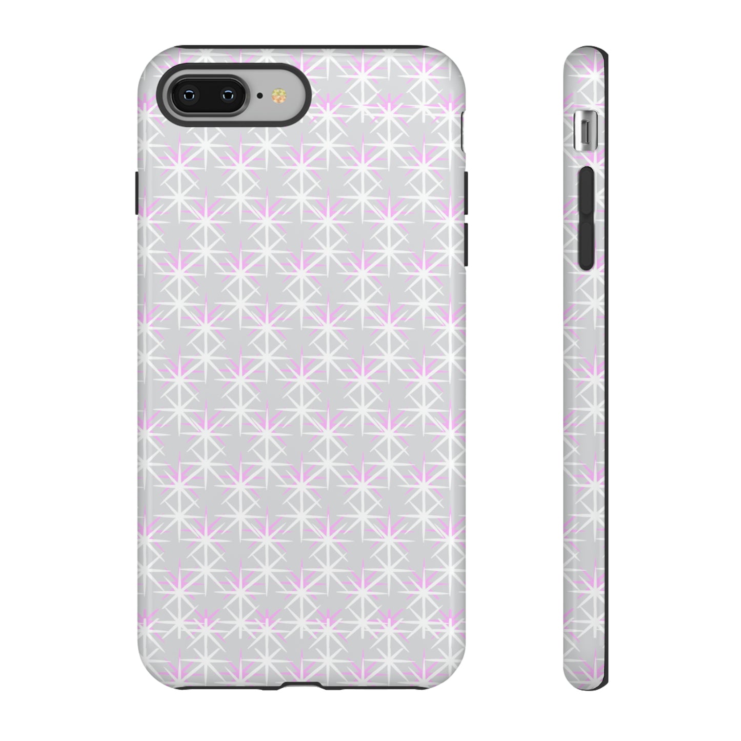 Grey Skies, Pink Stars-Tough Cases - MahaCase