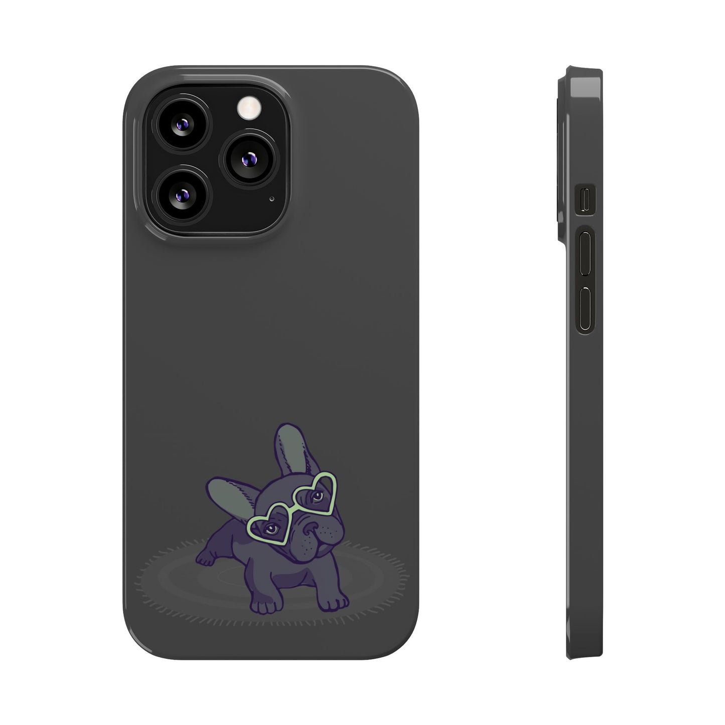 Bulldog Puppy Slim iPhone Cases - MahaCase