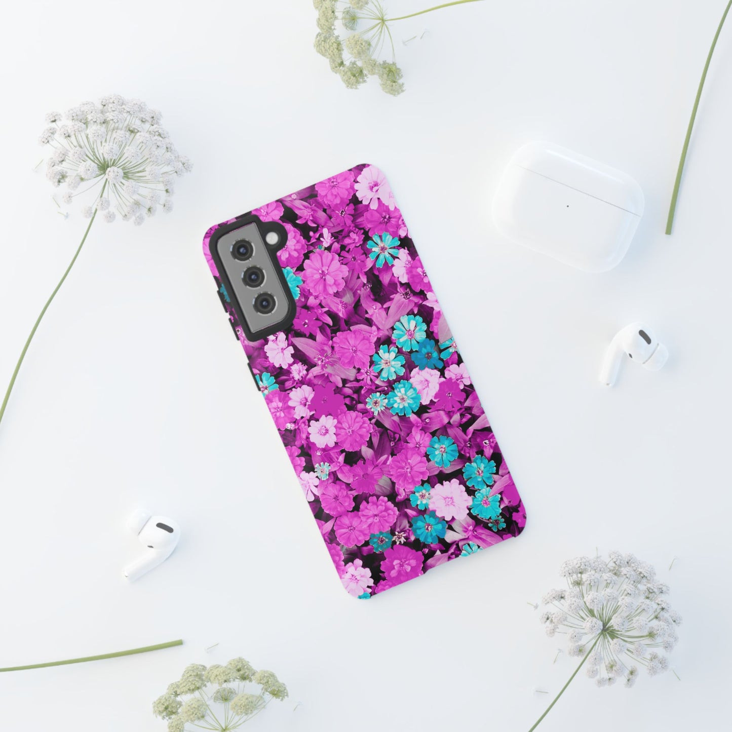 Lucid Flowers #22-Tough Cases iPhone Samsung Google Pixel - MahaCase