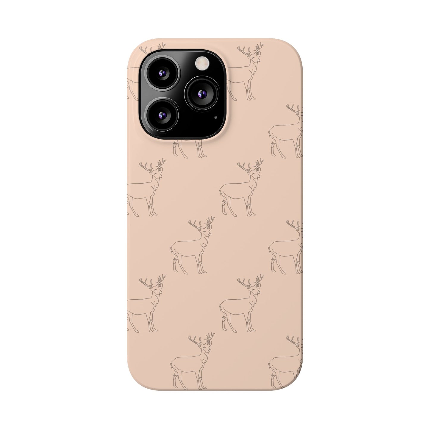 Deer Pattern #03-Slim iPhone Cases - MahaCase