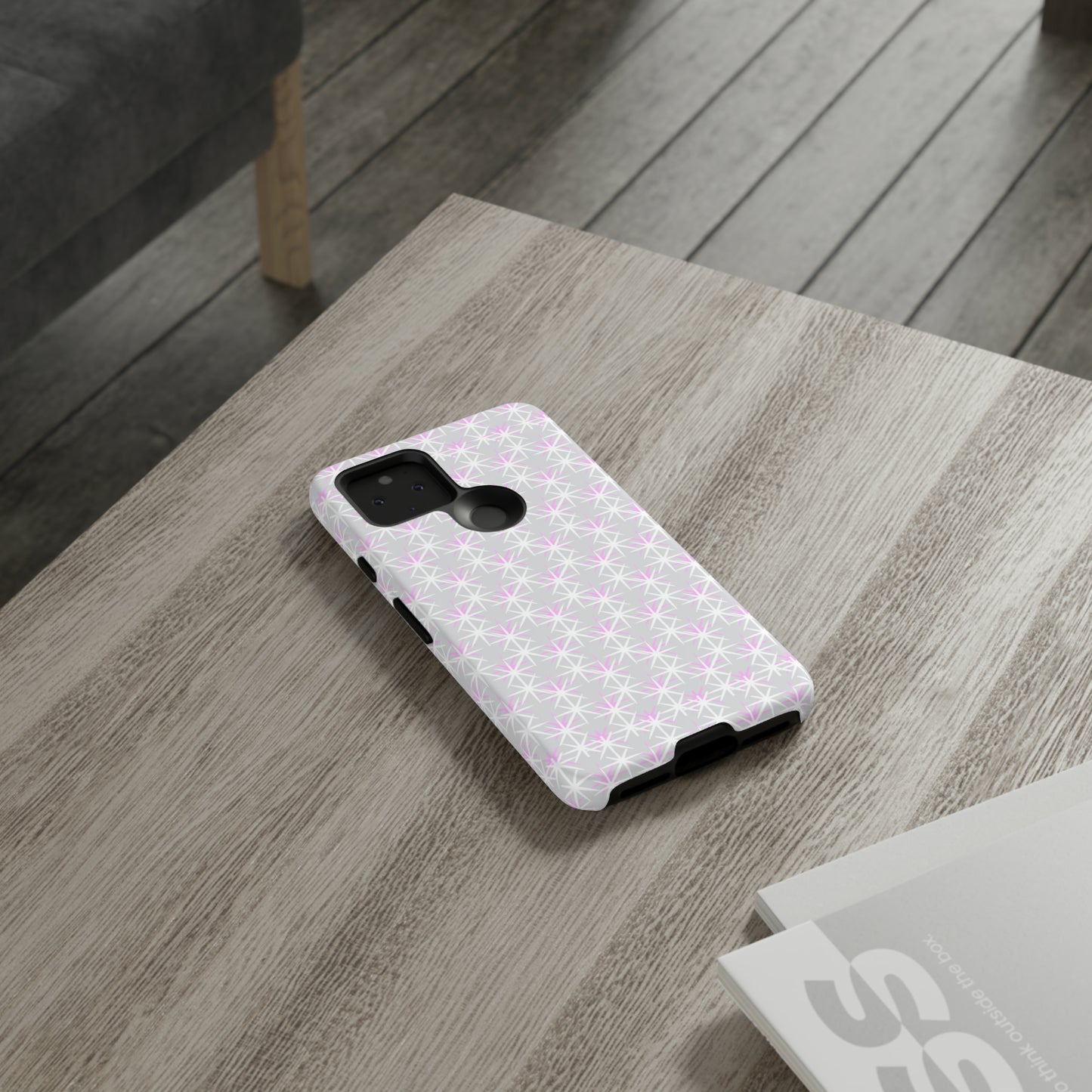 Grey Skies, Pink Stars-Tough Cases - MahaCase