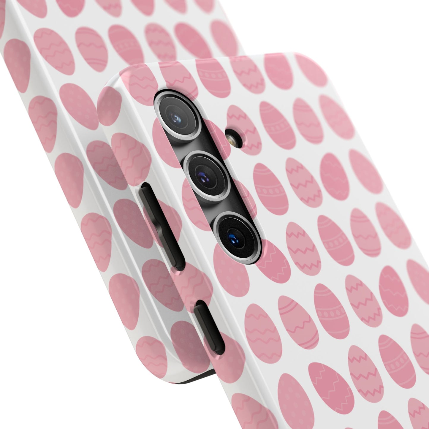 Pink Easter Egg Tough Phone Cases - Durable Protection for Spring Celebrations iPhone Samsung Galaxy - MahaCase