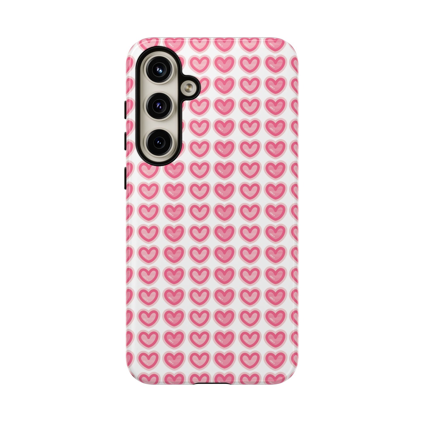 Hearts Pattern - Tough Cases iPhone Samsung Google Pixel - MahaCase