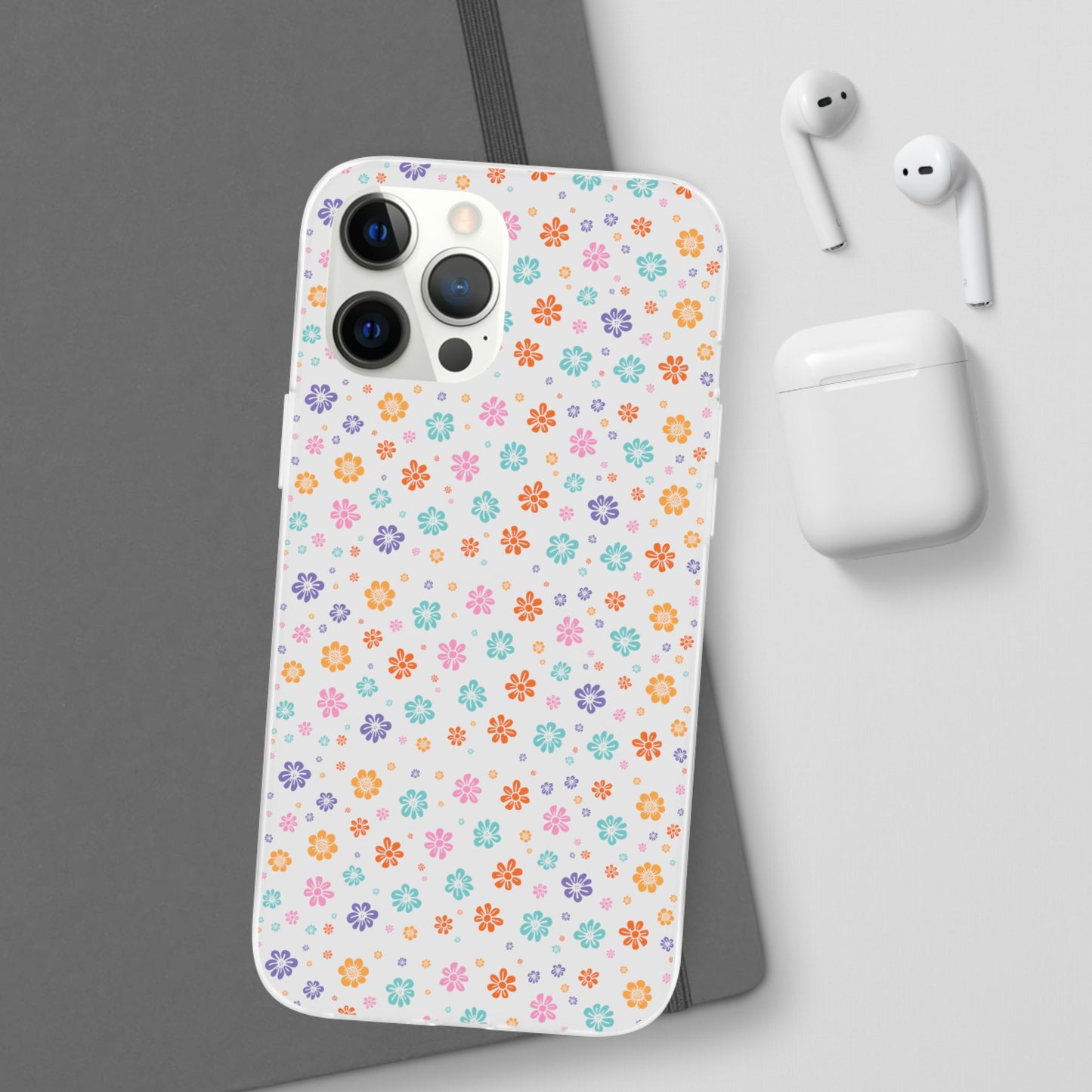Colorful Spring Floral Flexi Case - Stylish Phone Protection - iPhone Samsung with Gift Packaging - MahaCase