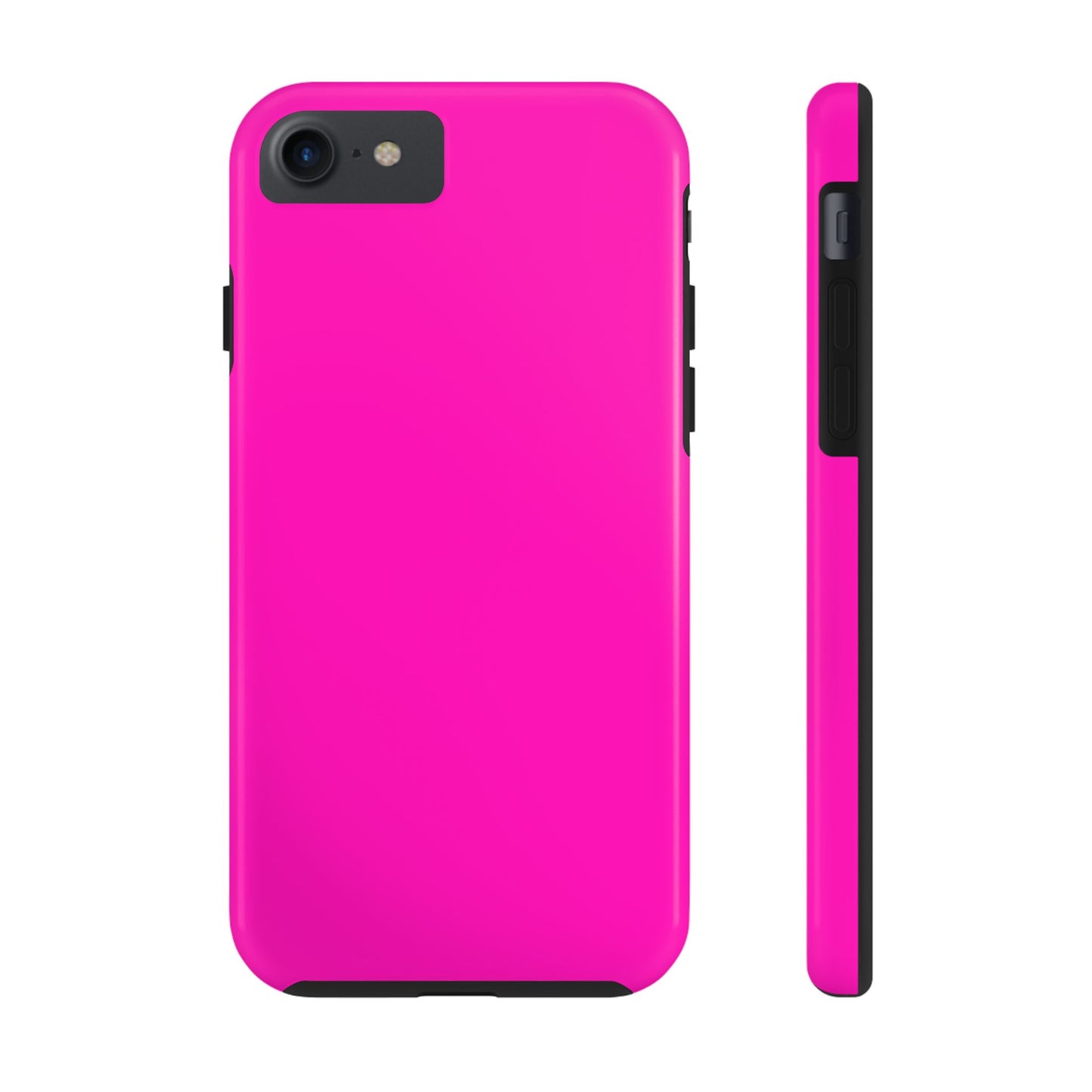 Simple Hot Pink-Tough Phone Cases - MahaCase