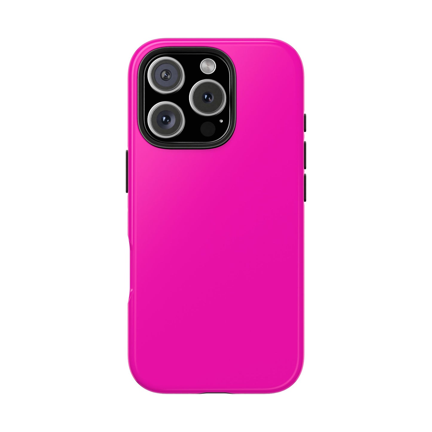 Simple Hot Pink-Tough Phone Cases - MahaCase