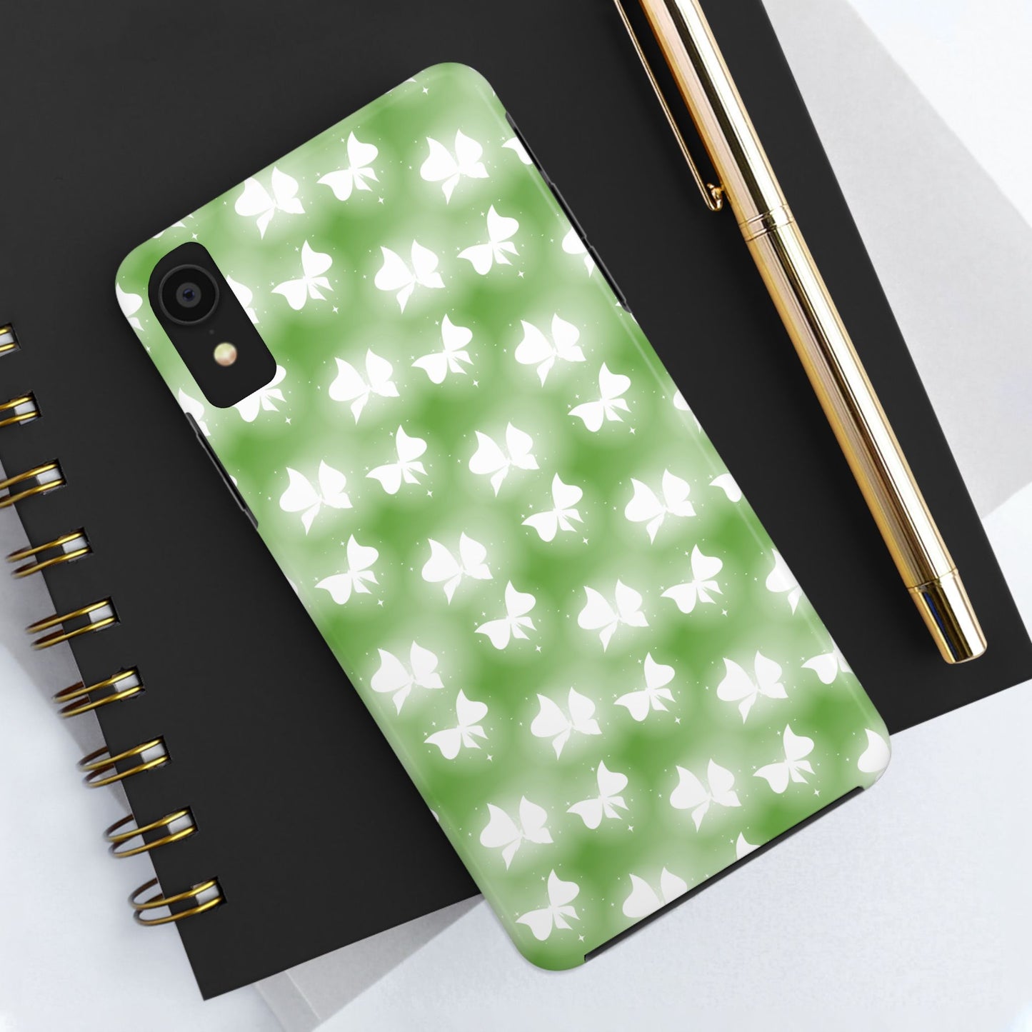Nature-Inspired Tough Phone Case with Butterfly Design iPhone Samsung Galaxy - MahaCase