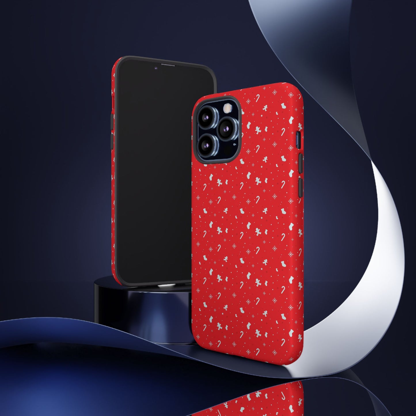 Candy Cane Blizzard #22 - Tough Cases iPhone Samsung Google Pixel - MahaCase