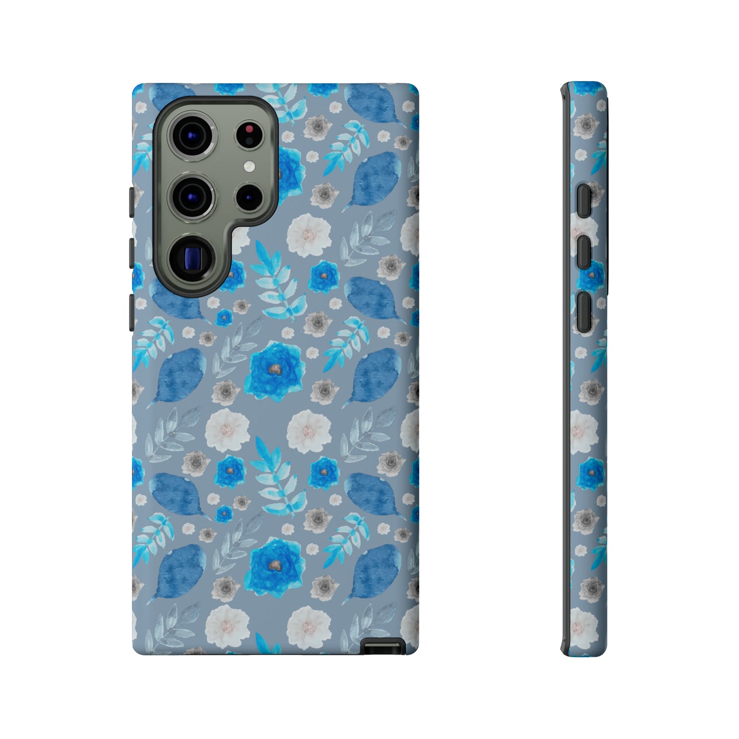 Blue Blooms-Tough Cases - MahaCase