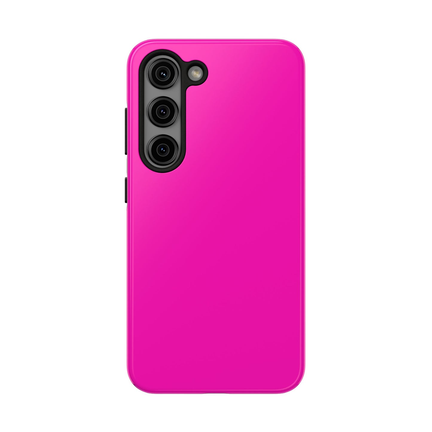 Simple Hot Pink-Tough Phone Cases - MahaCase