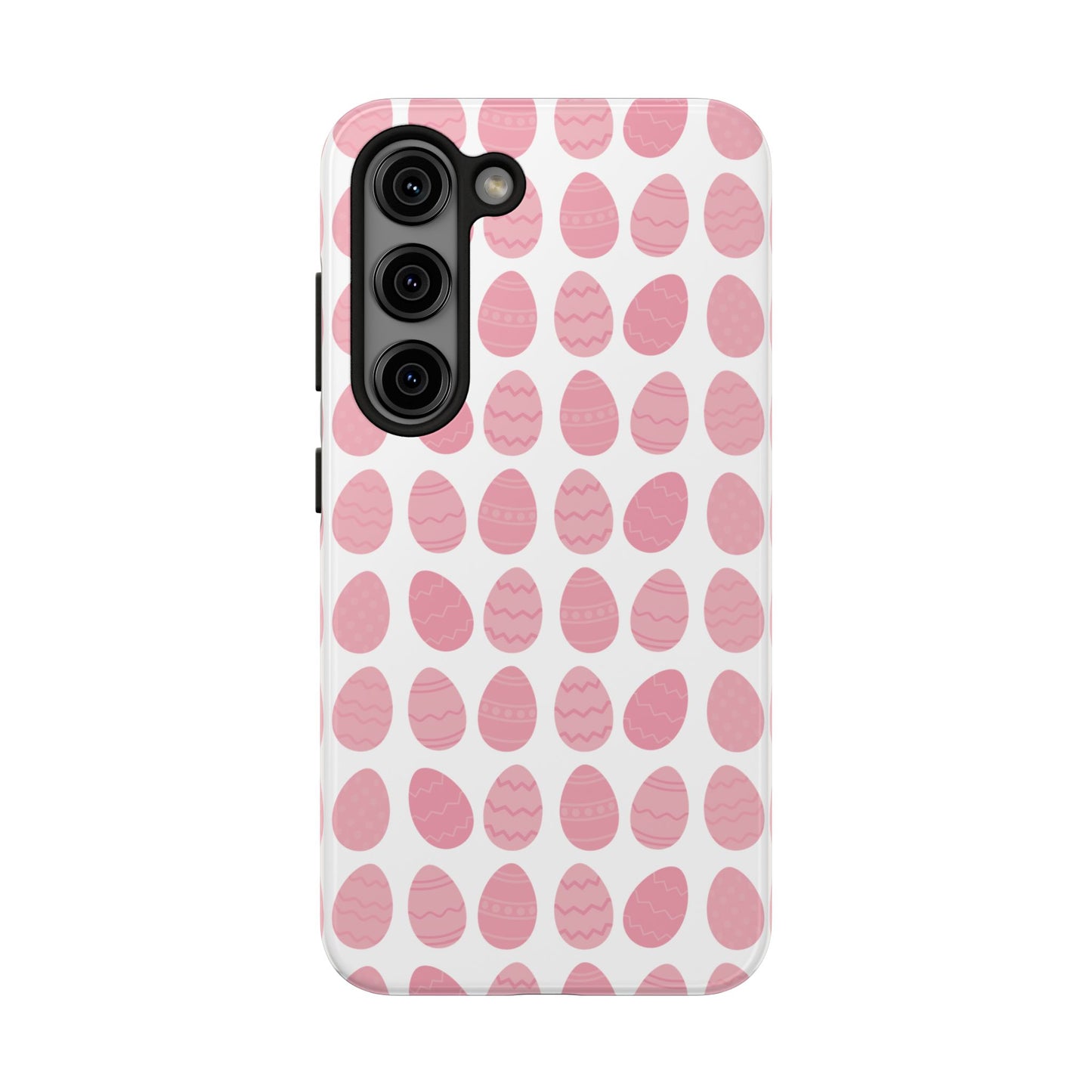 Pink Easter Egg Tough Phone Cases - Durable Protection for Spring Celebrations iPhone Samsung Galaxy - MahaCase