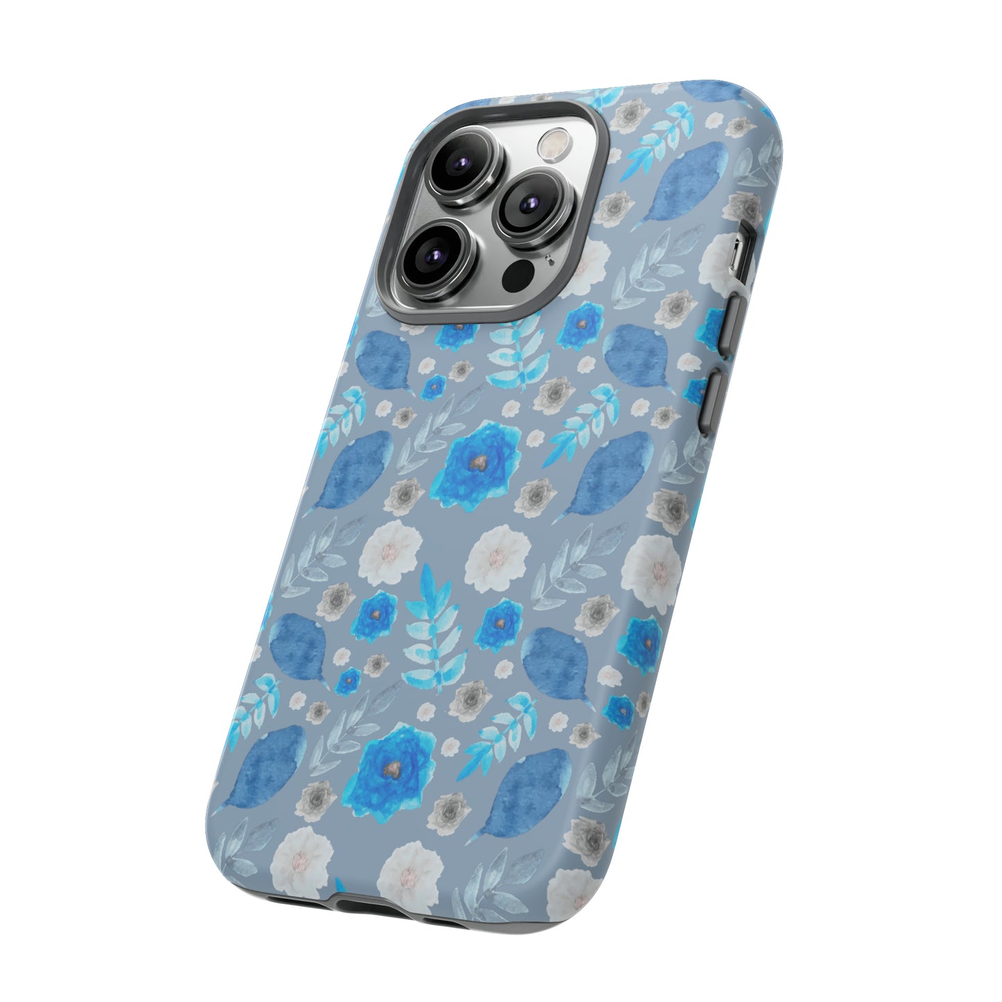Blue Blooms-Tough Cases - MahaCase