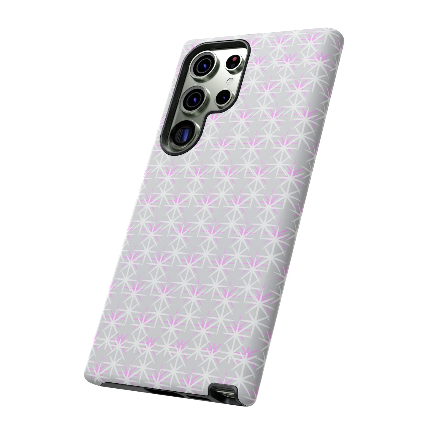 Grey Skies, Pink Stars-Tough Cases - MahaCase
