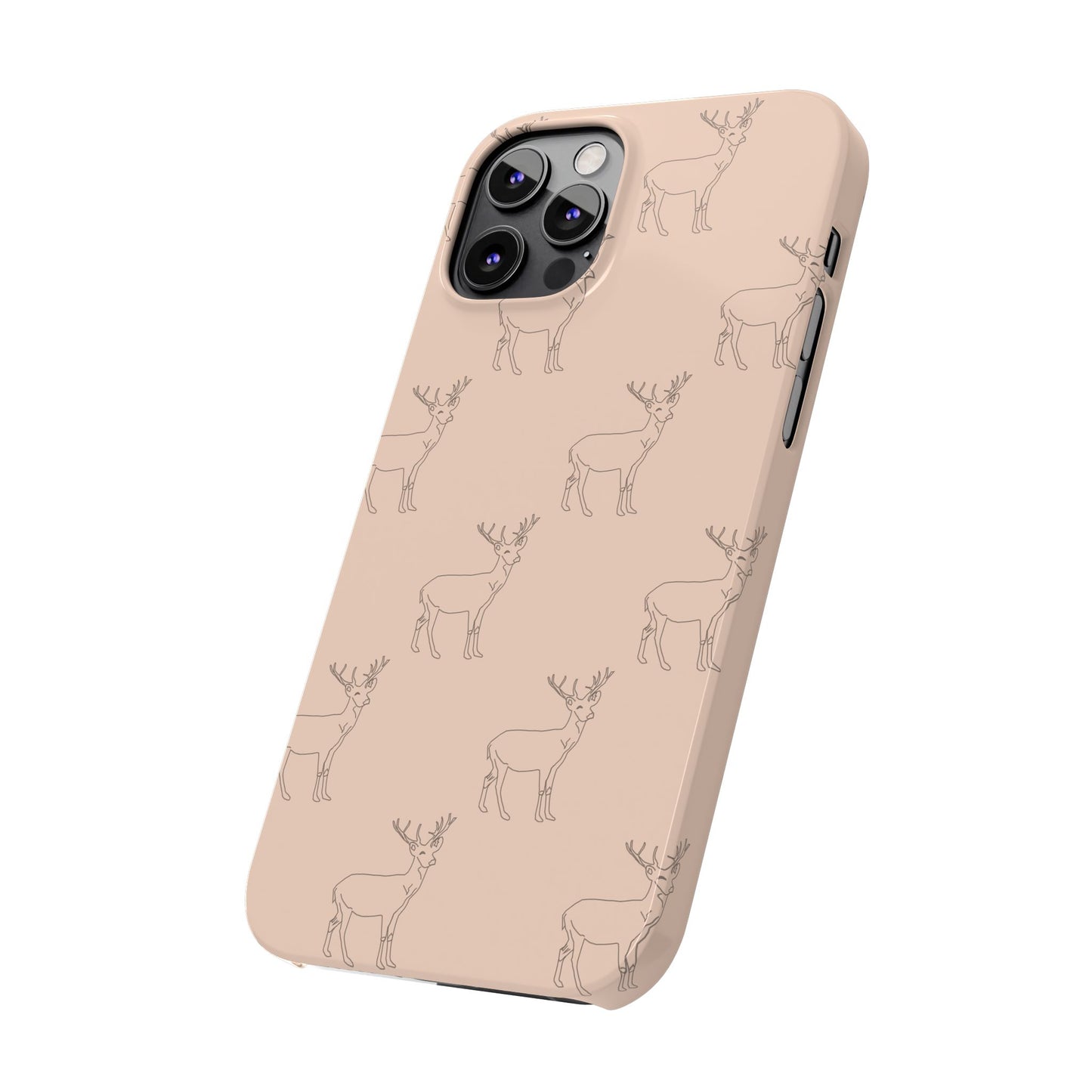 Deer Pattern #03-Slim iPhone Cases - MahaCase